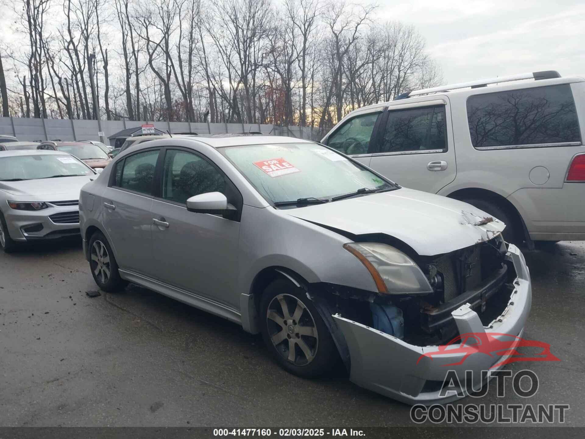 NISSAN SENTRA 2012 - 3N1AB6AP3CL742352