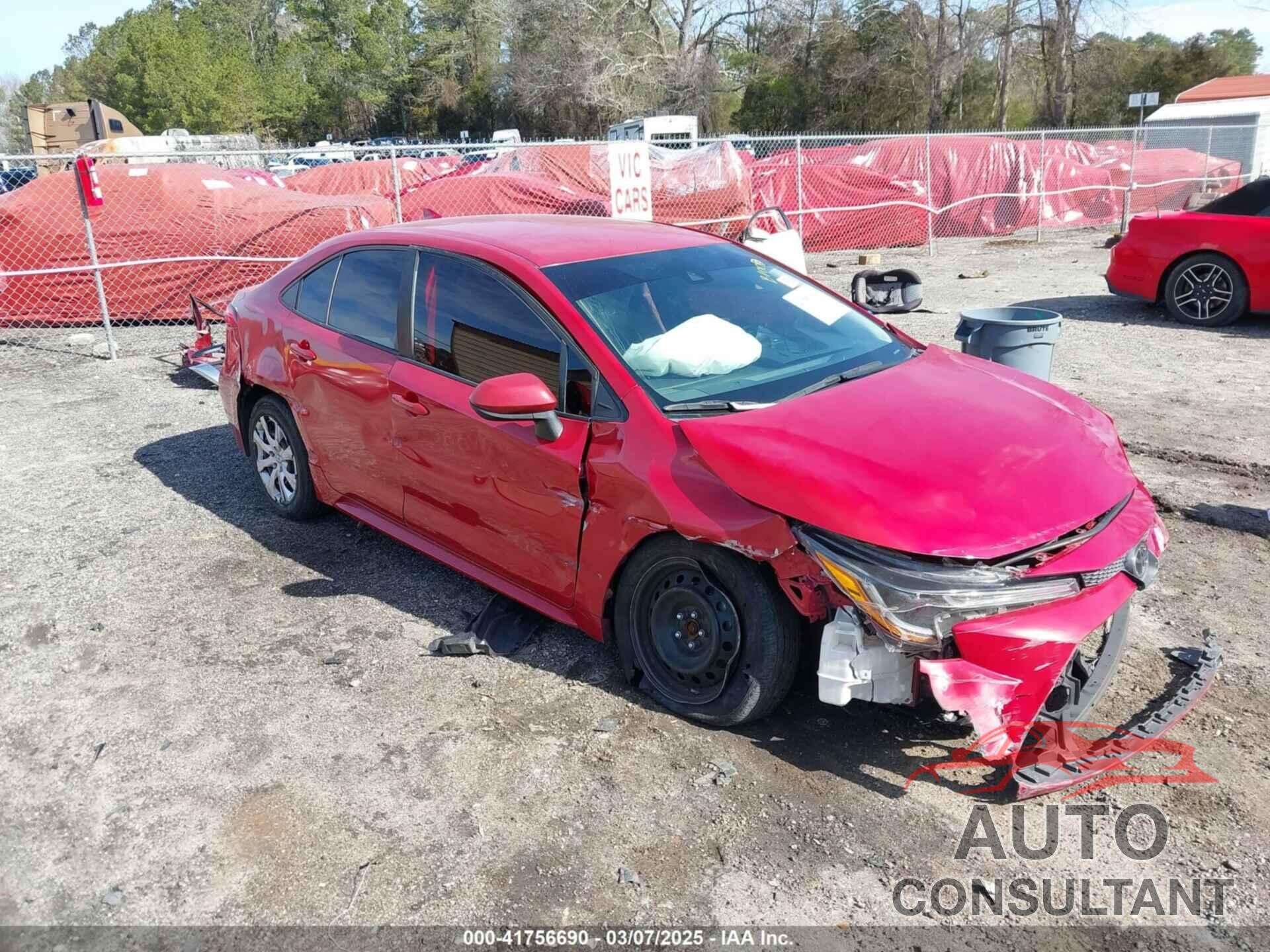 TOYOTA COROLLA 2020 - 5YFEPRAE4LP042830