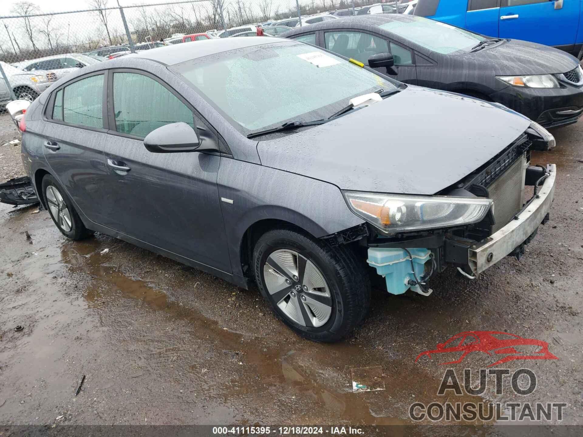 HYUNDAI IONIQ HYBRID 2018 - KMHC65LC9JU075820