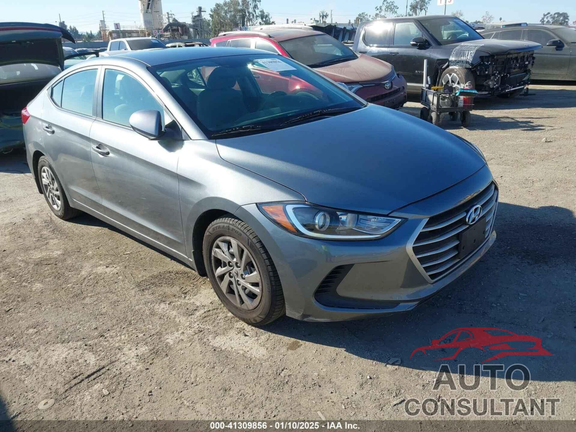 HYUNDAI ELANTRA 2017 - KMHD74LF9HU421381