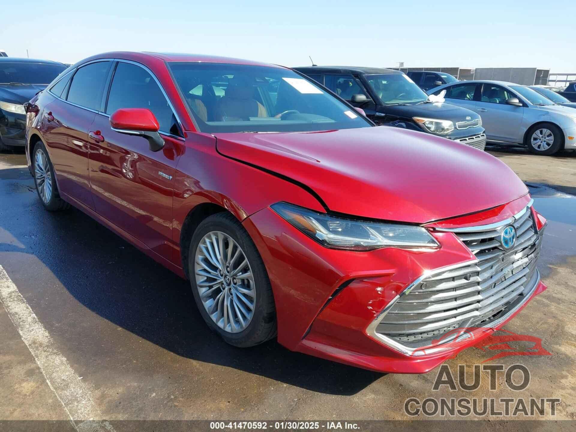 TOYOTA AVALON HYBRID 2019 - 4T1B21FB8KU010221