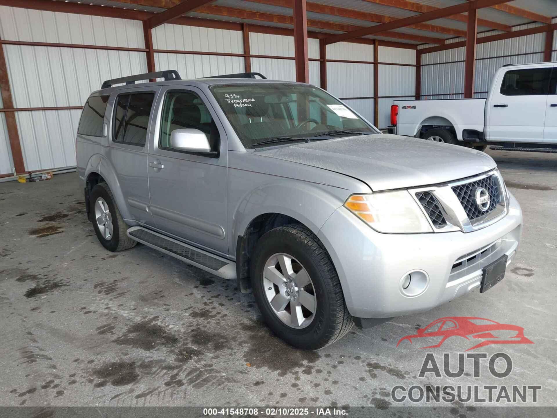 NISSAN PATHFINDER 2011 - 5N1AR1NN3BC616549
