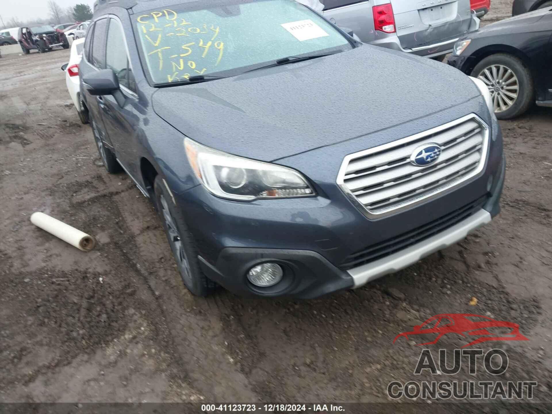 SUBARU OUTBACK 2017 - 4S4BSANC2H3412034