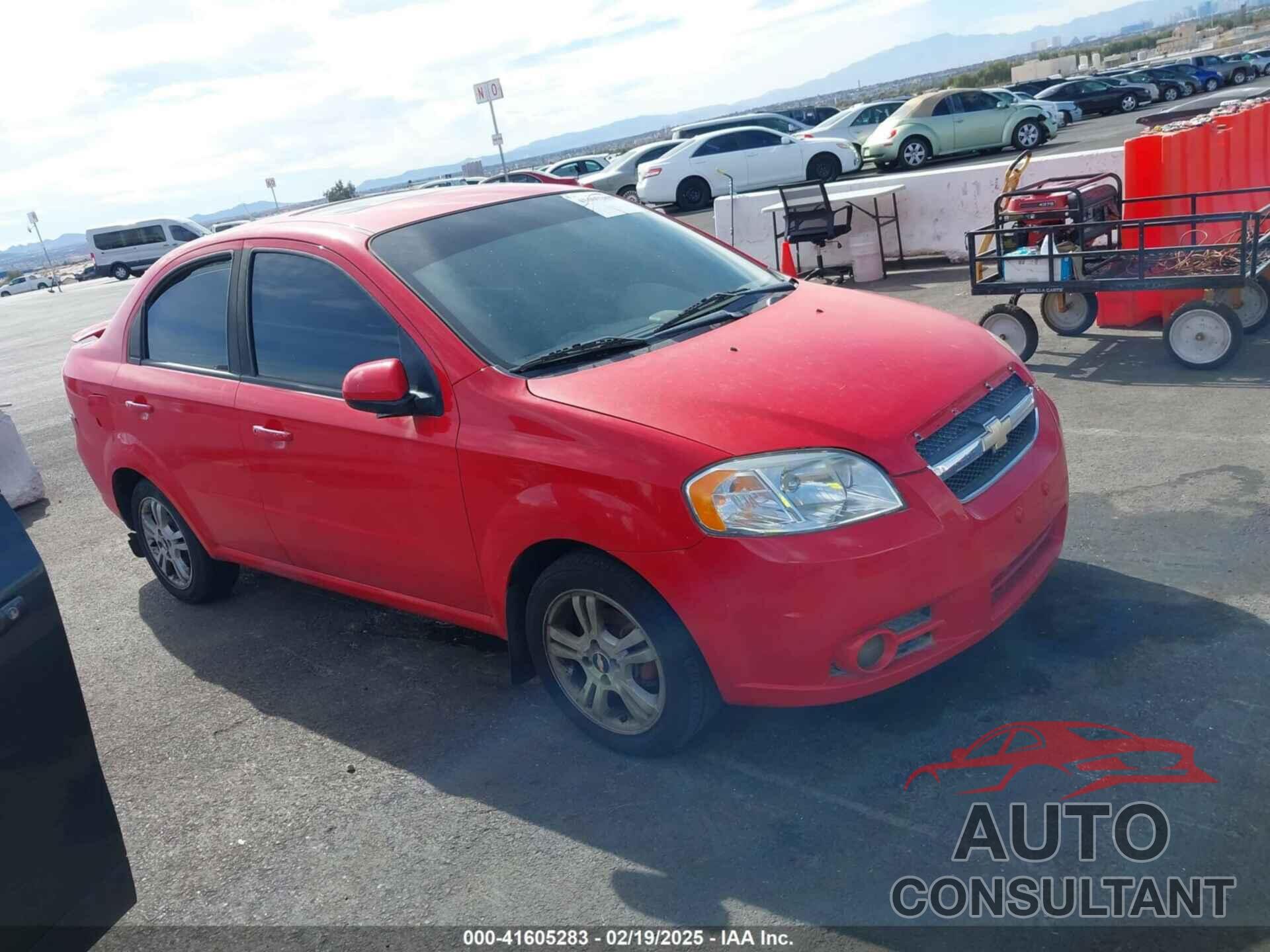 CHEVROLET AVEO 2011 - KL1TG5DE2BB134437