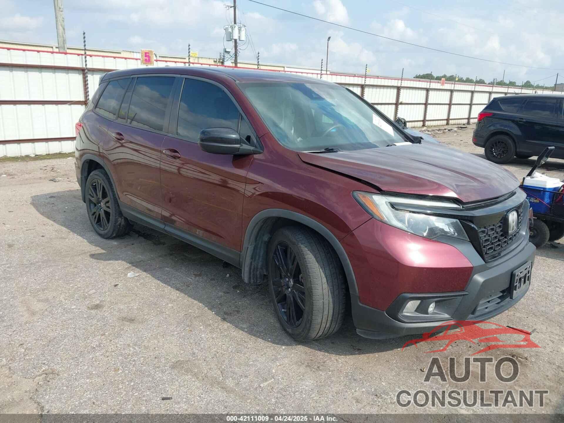 HONDA PASSPORT 2019 - 5FNYF7H22KB003096