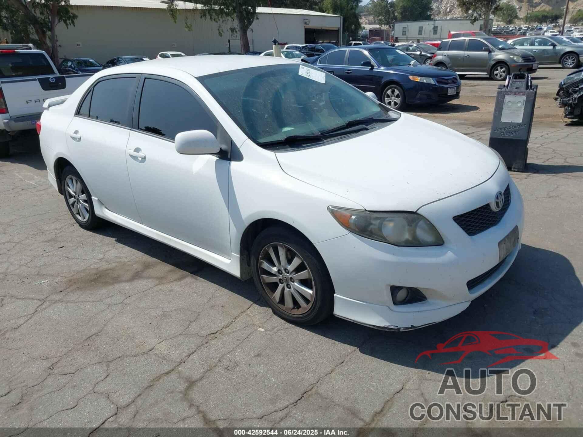 TOYOTA COROLLA 2009 - 1NXBU40E69Z098632