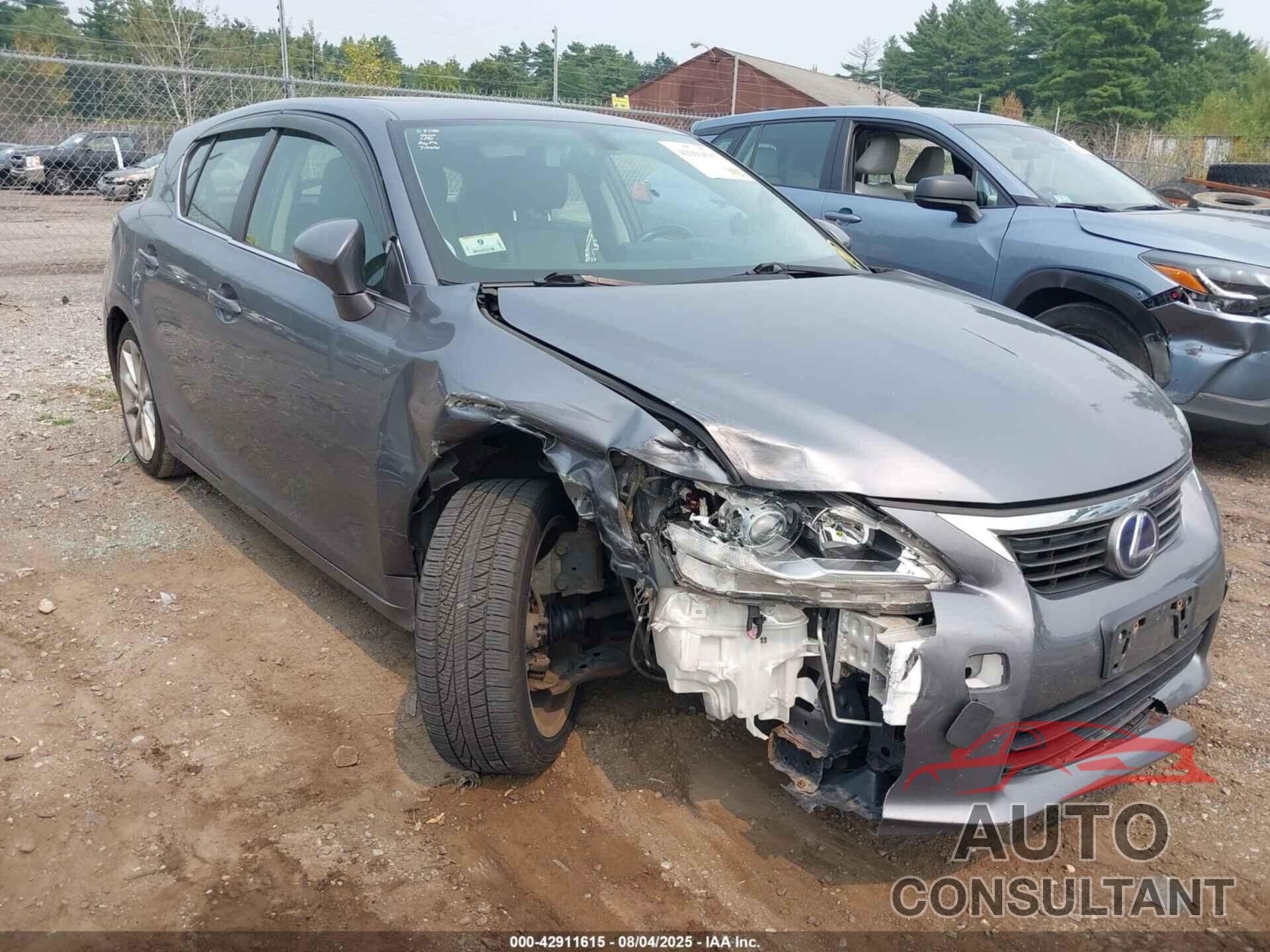 LEXUS CT 200H 2012 - JTHKD5BHXC2113006