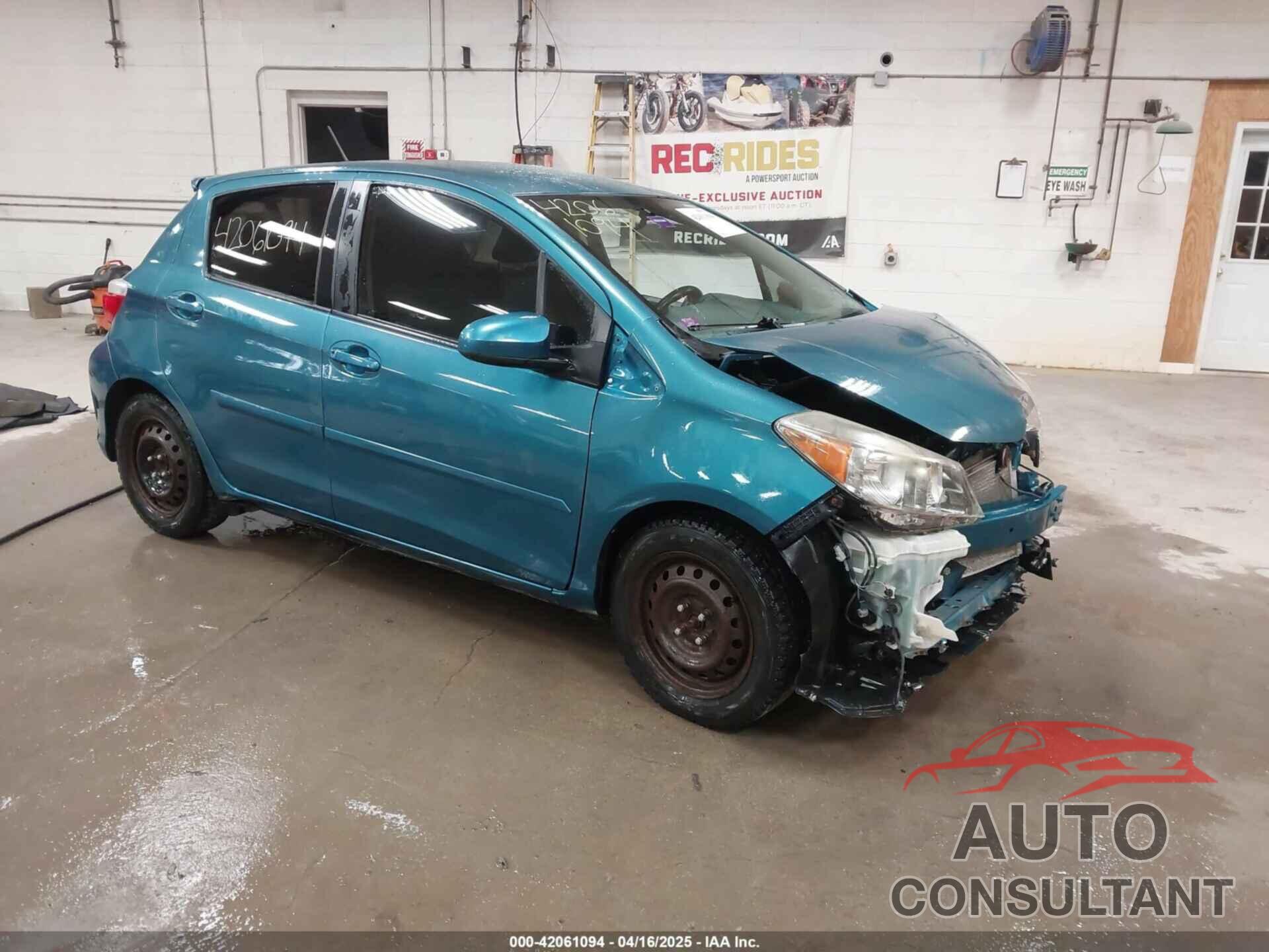 TOYOTA YARIS 2012 - JTDKTUD33CD533792