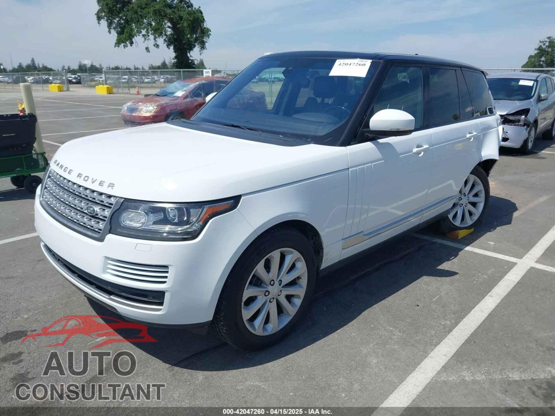 LAND ROVER RANGE ROVER 2016 - SALGS2KFXGA298723