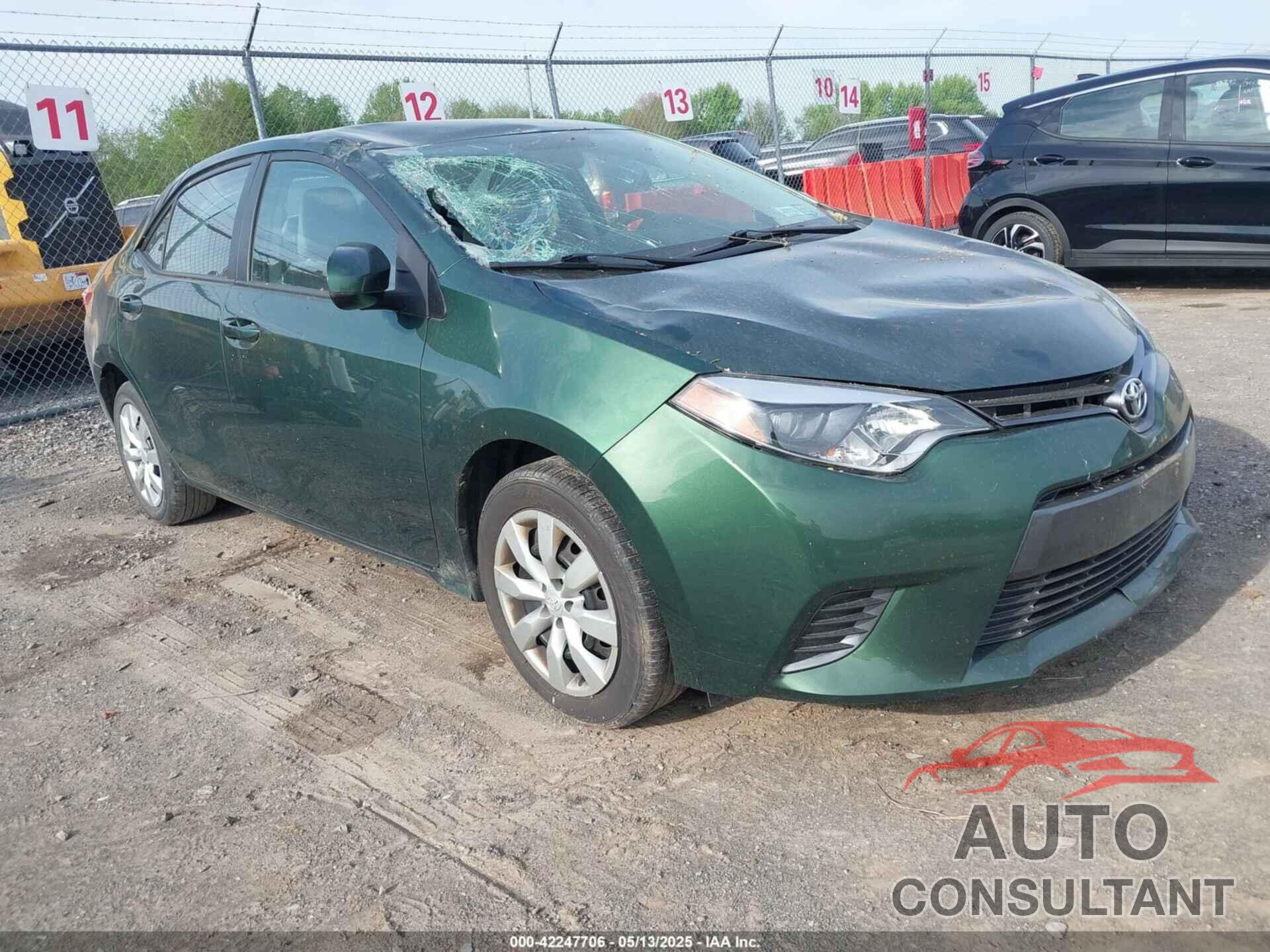 TOYOTA COROLLA 2016 - 2T1BURHEXGC676991