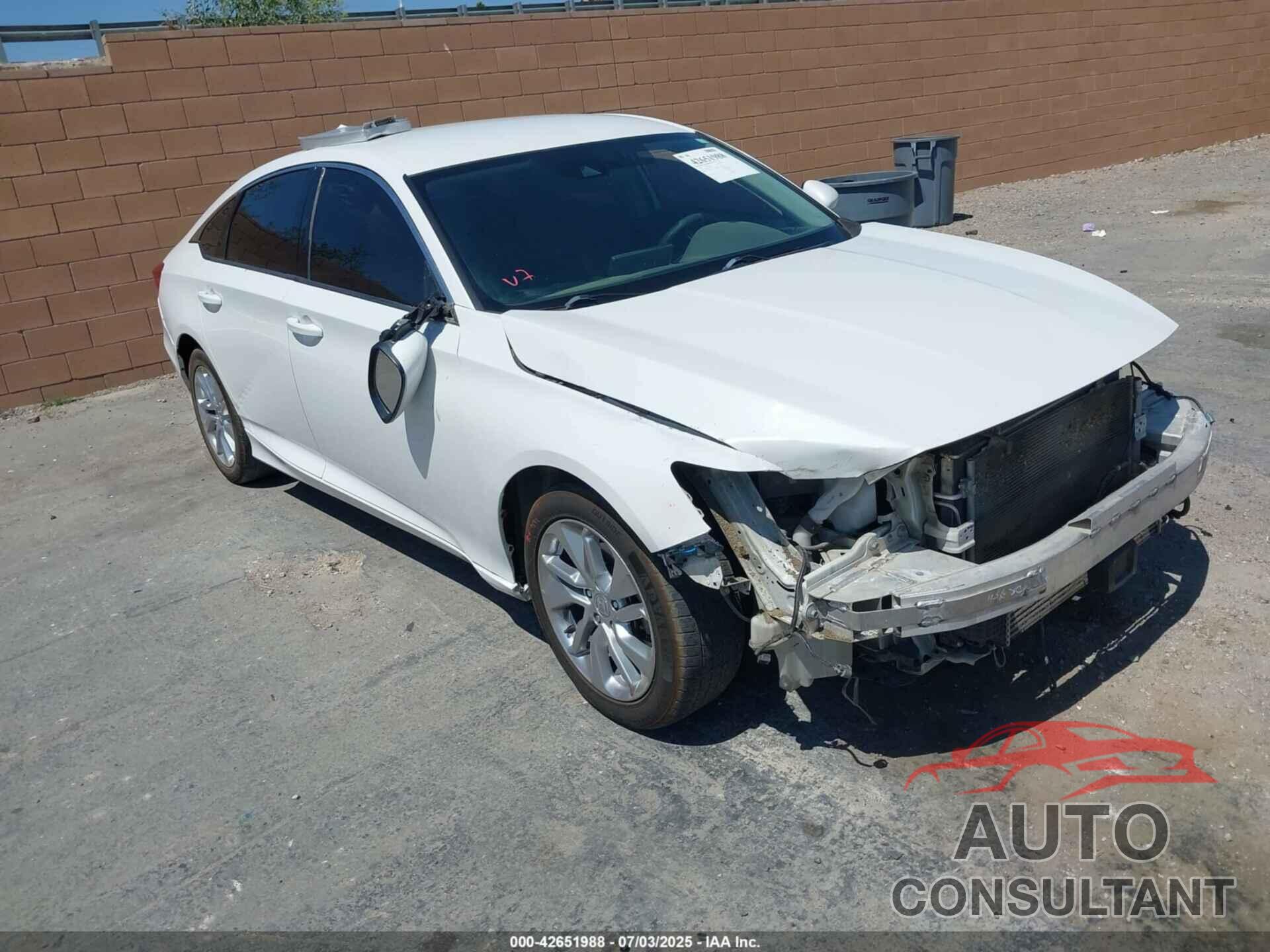 HONDA ACCORD 2018 - 1HGCV1F13JA249877