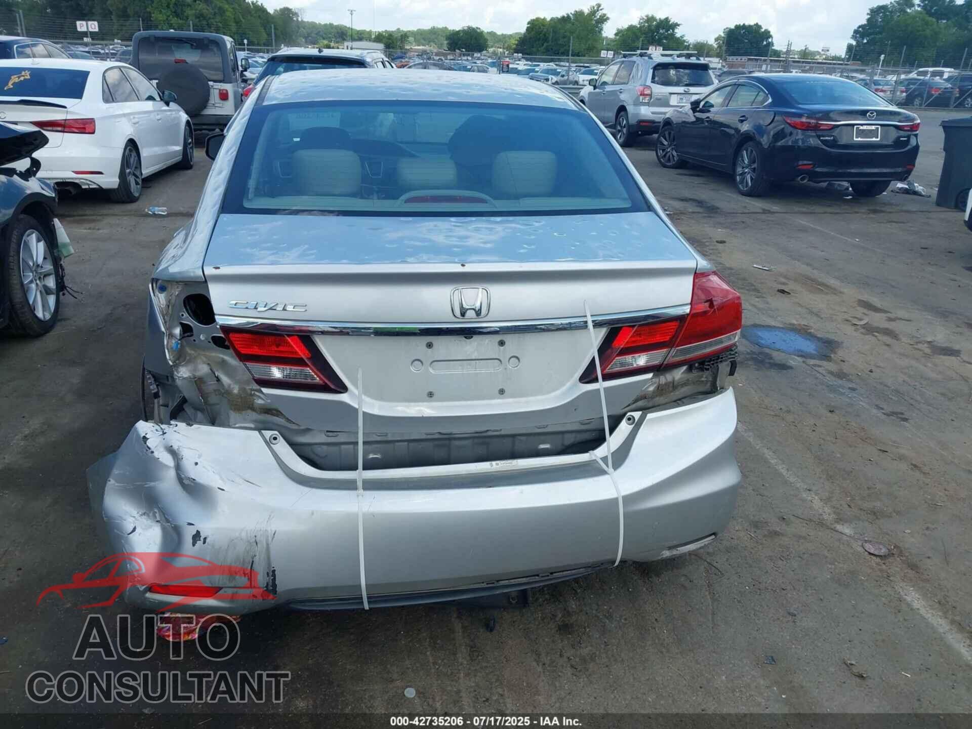 HONDA CIVIC 2013 - 19XFB2F94DE089803