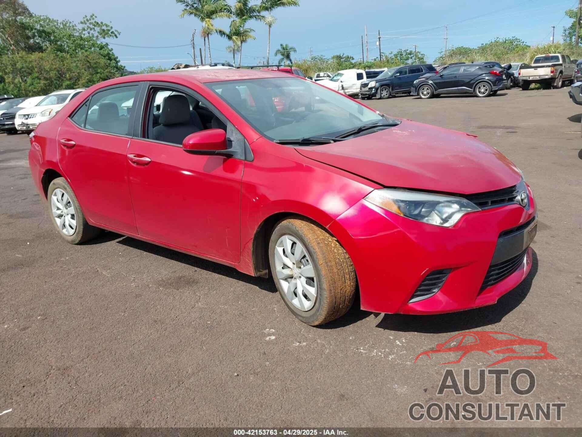 TOYOTA COROLLA 2016 - 5YFBURHE7GP556744