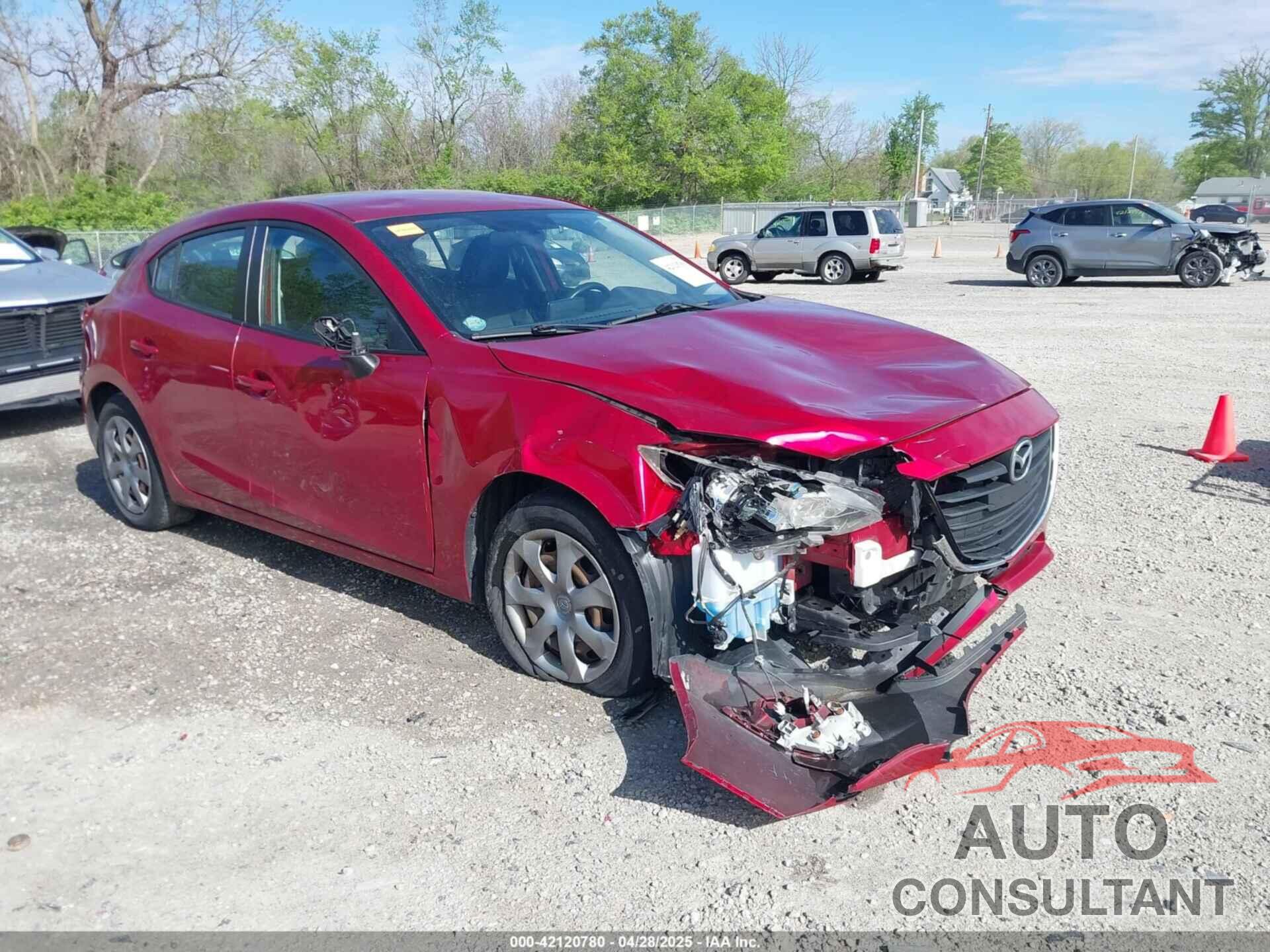 MAZDA MAZDA3 2016 - JM1BM1J70G1331132