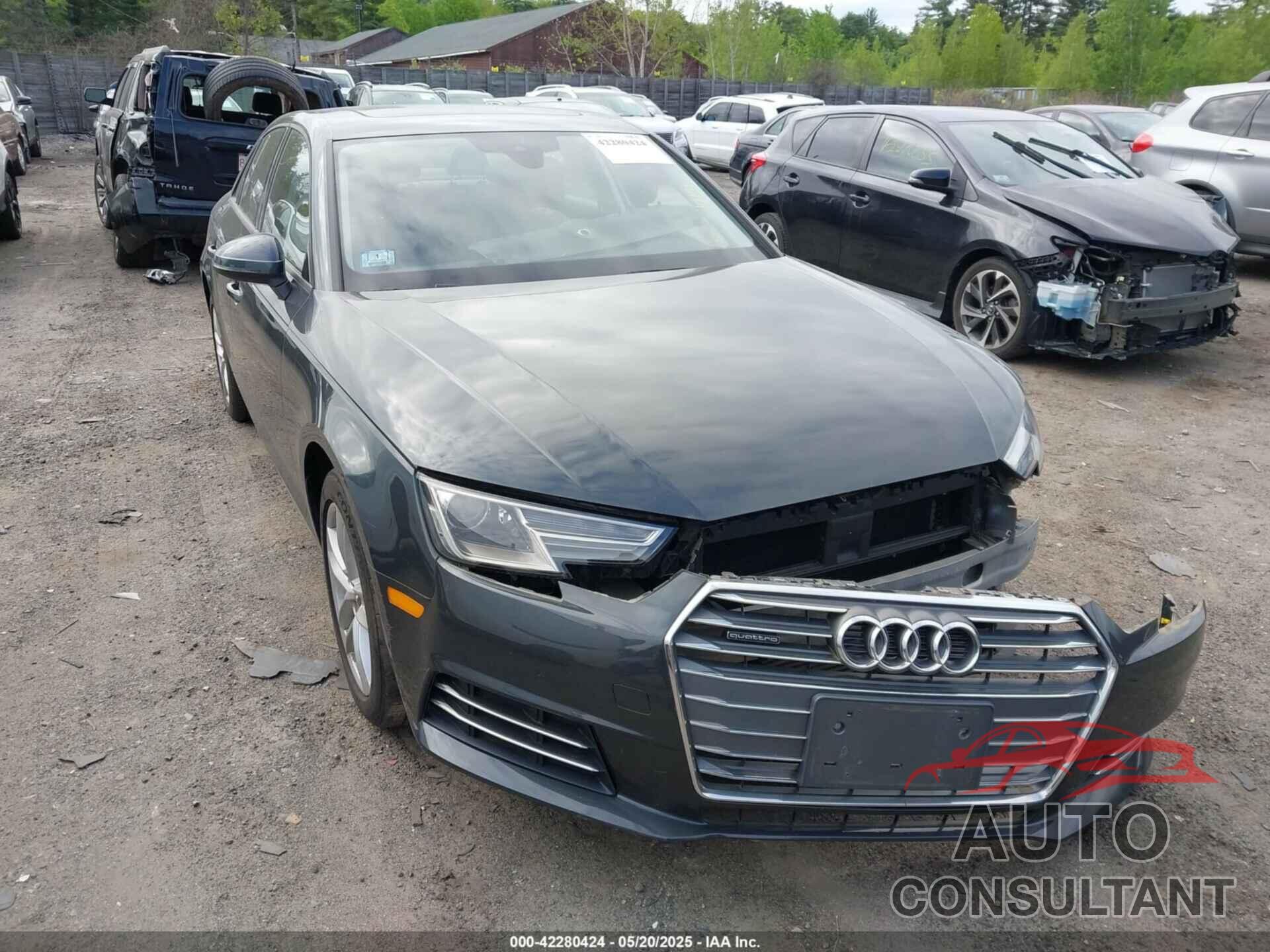 AUDI A4 2017 - WAUANAF44HN039210