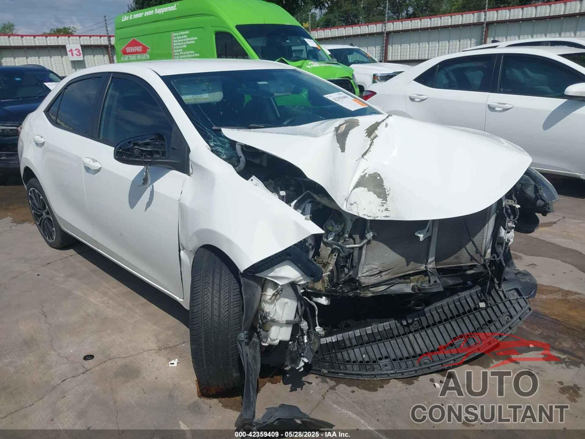 TOYOTA COROLLA 2015 - 5YFBURHE9FP290903
