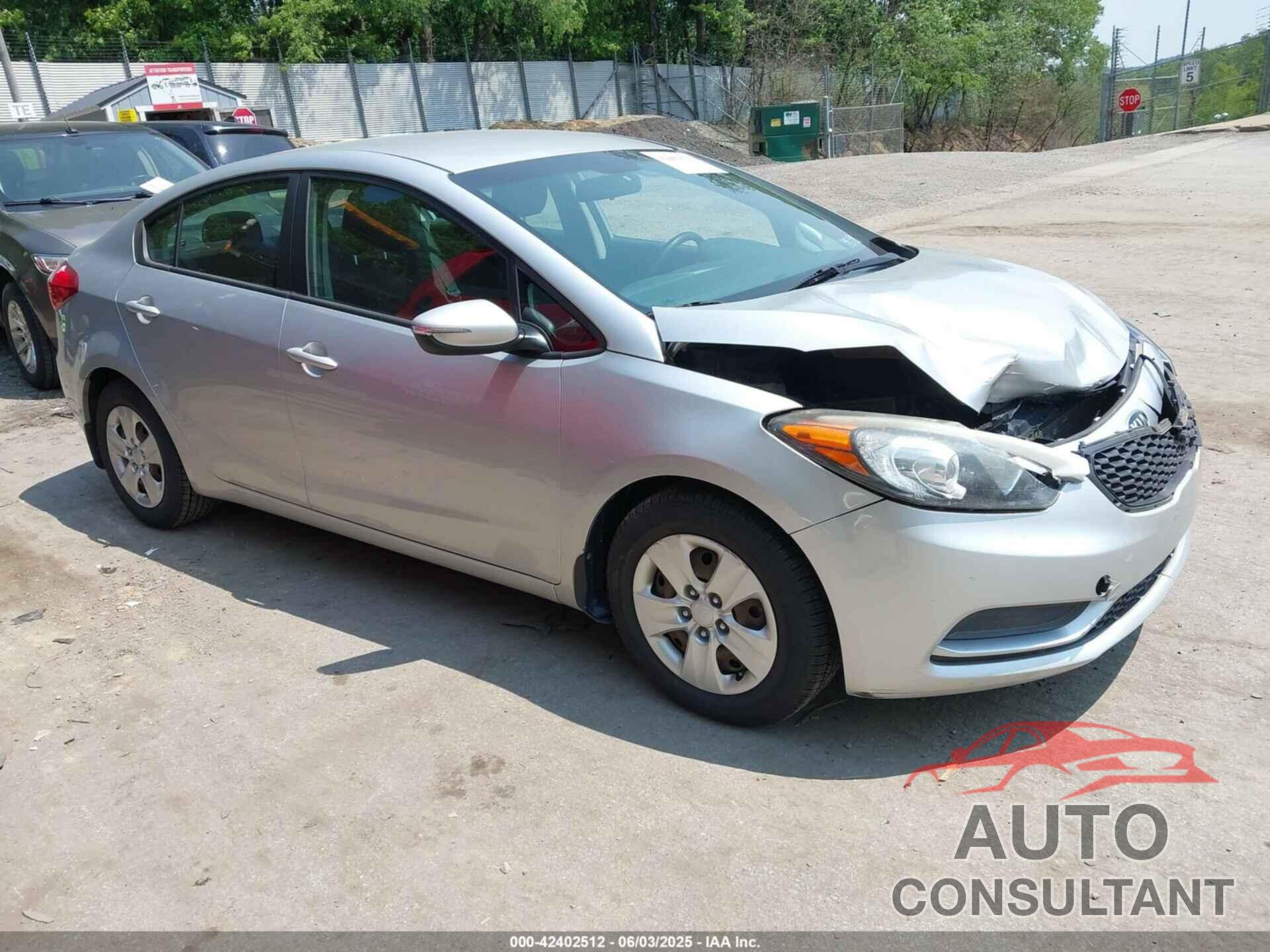 KIA FORTE 2015 - KNAFX4A63F5374935