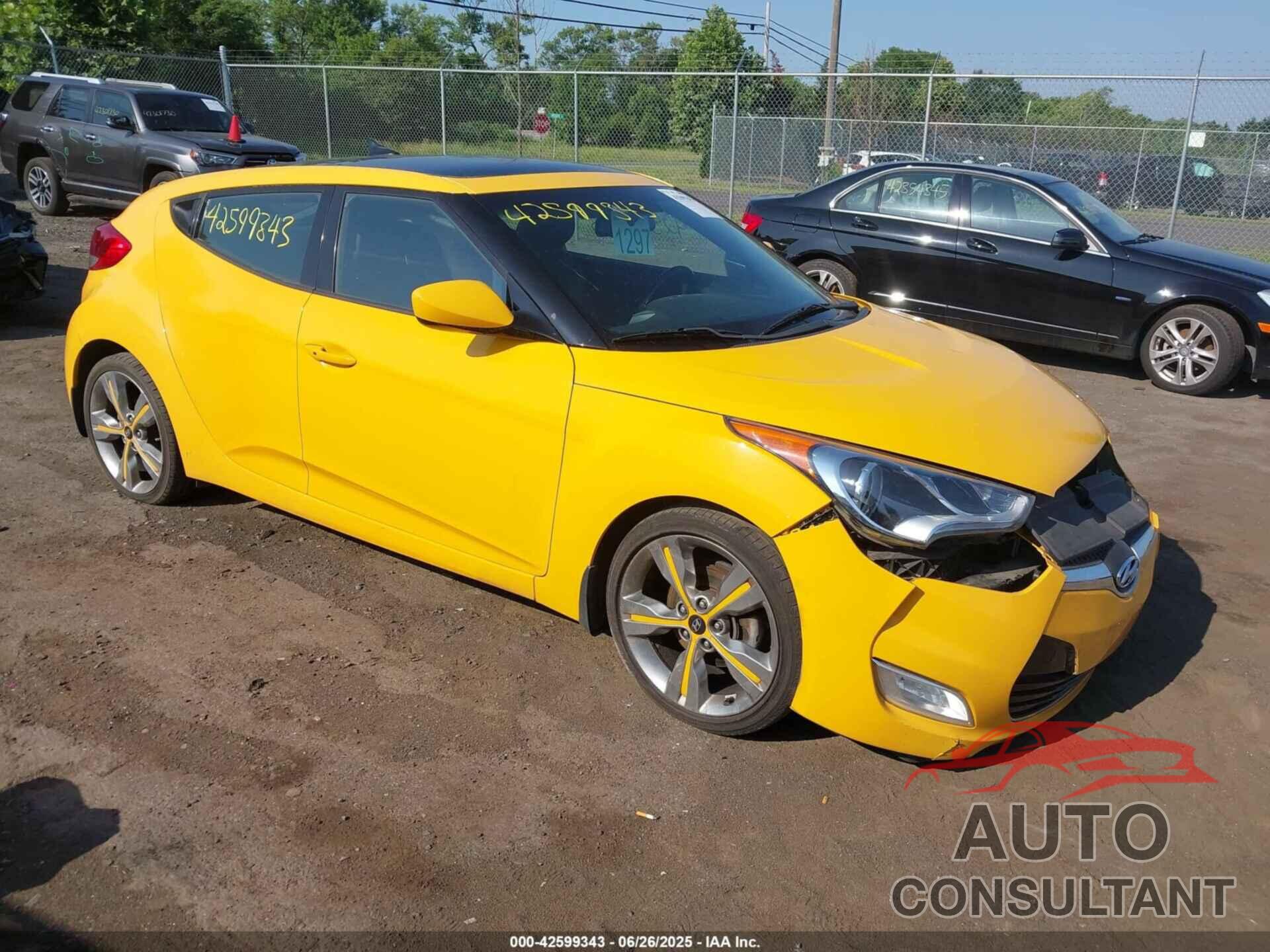 HYUNDAI VELOSTER 2016 - KMHTC6AD1GU295200