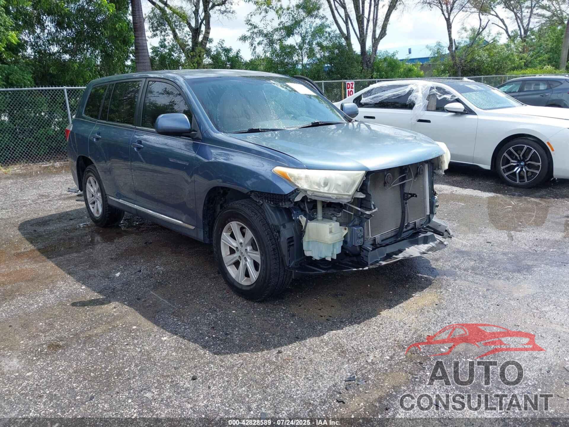 TOYOTA HIGHLANDER 2013 - 5TDZK3EH6DS102651