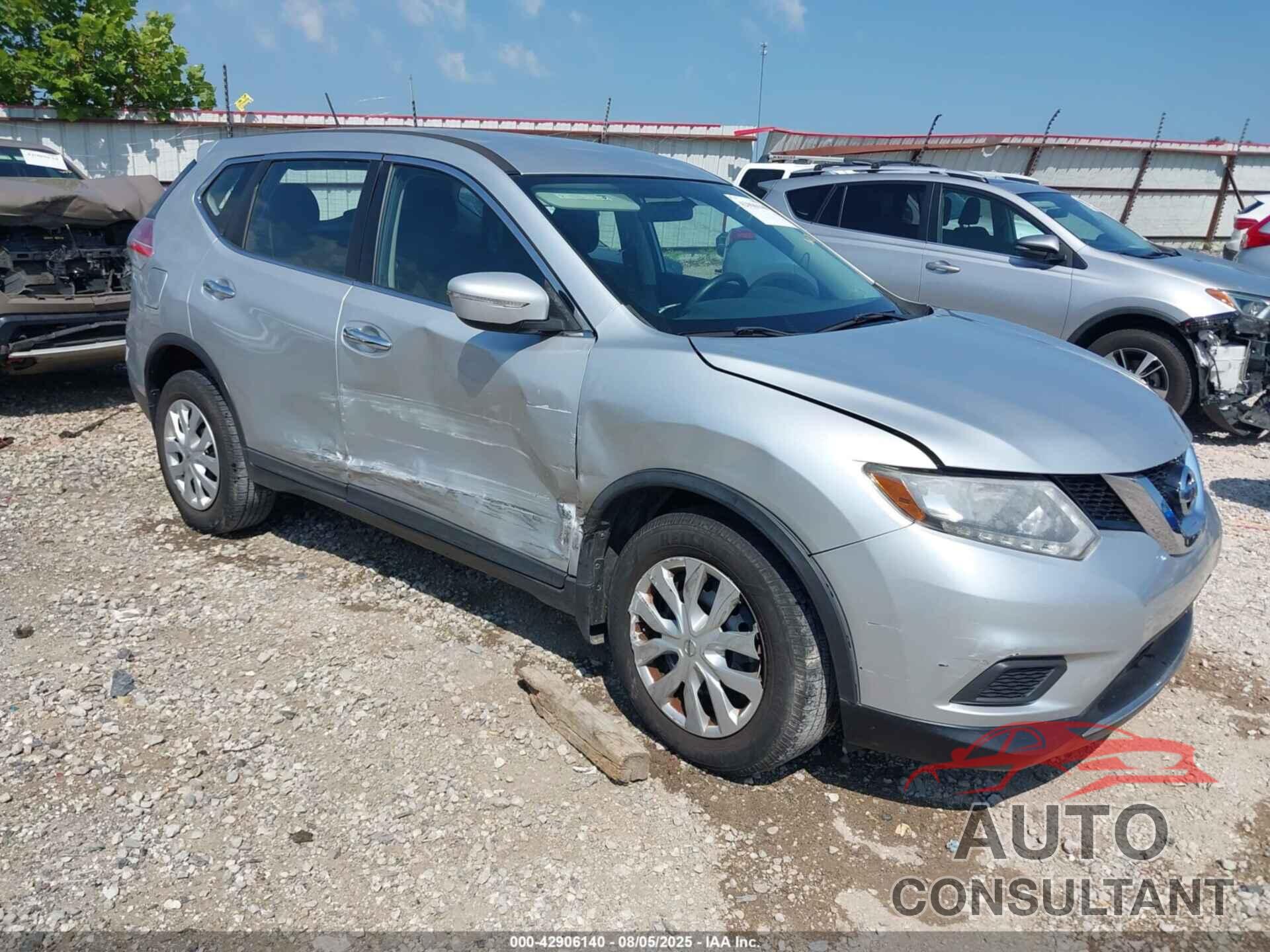 NISSAN ROGUE 2015 - KNMAT2MV1FP591517