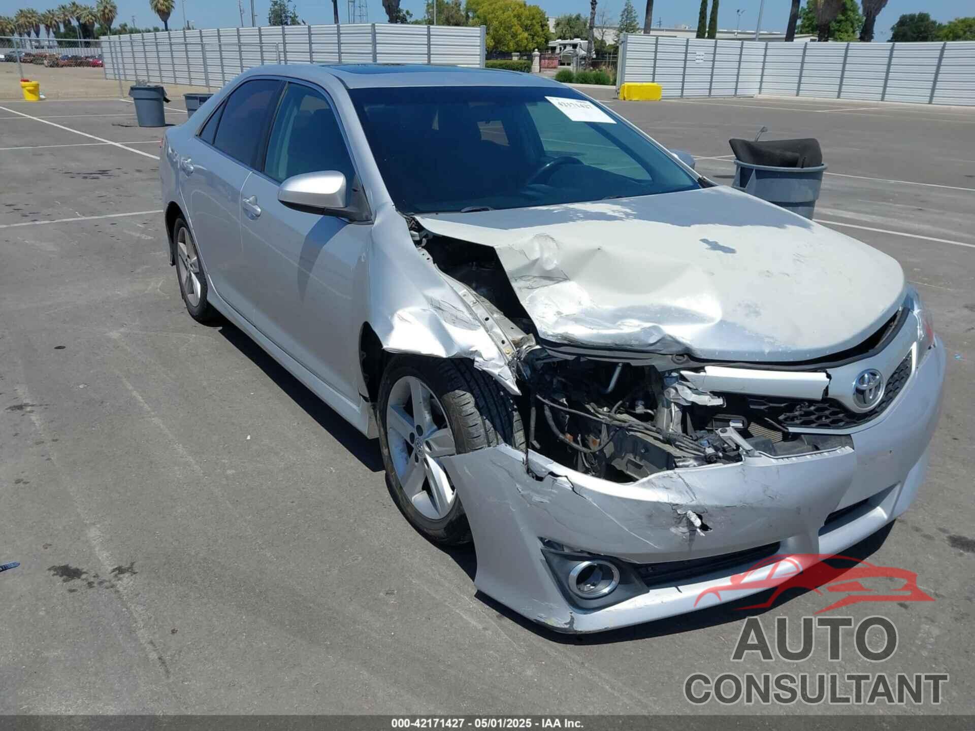 TOYOTA CAMRY 2012 - 4T1BF1FK6CU183578
