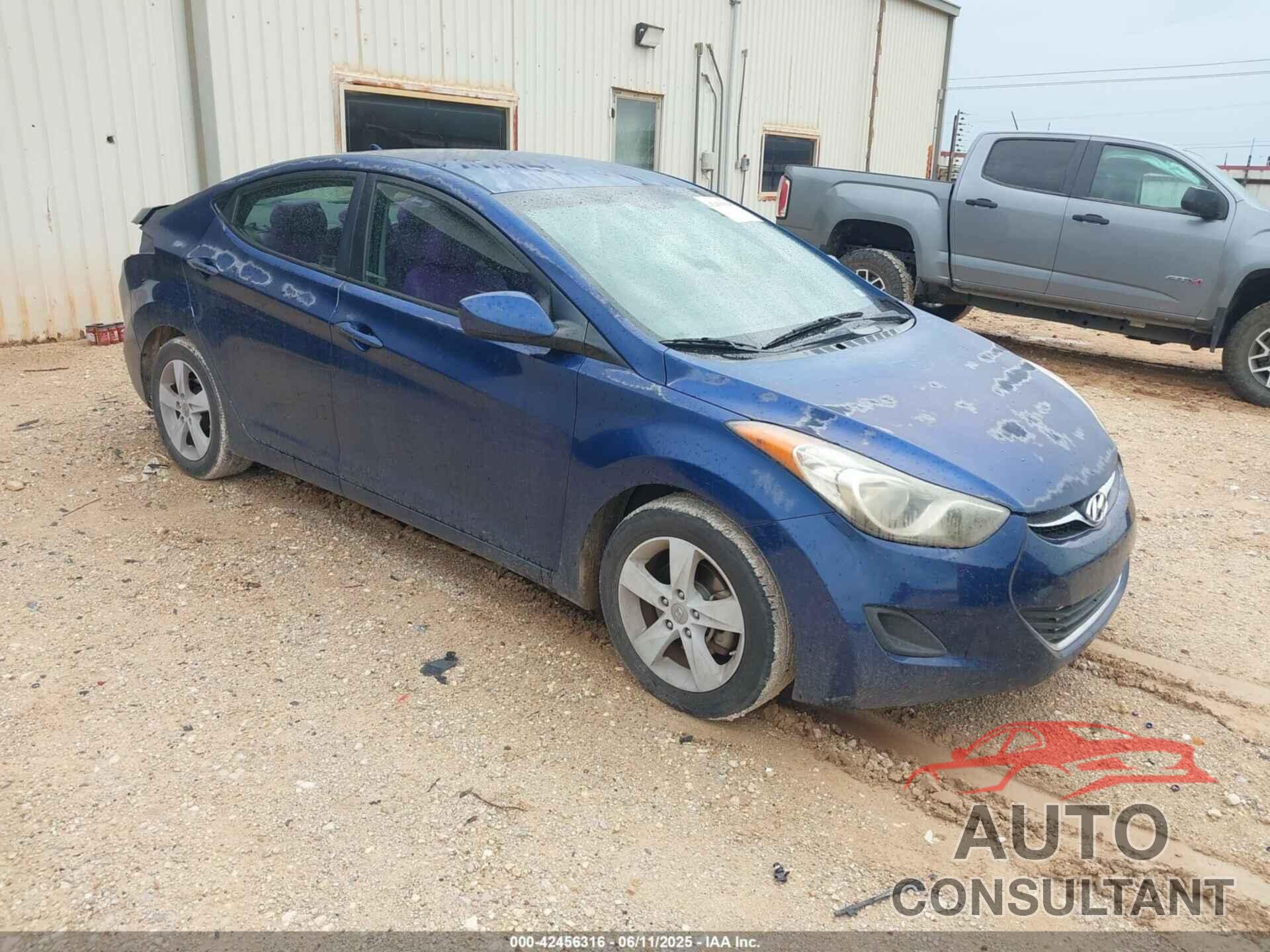 HYUNDAI ELANTRA 2013 - KMHDH4AEXDU774455