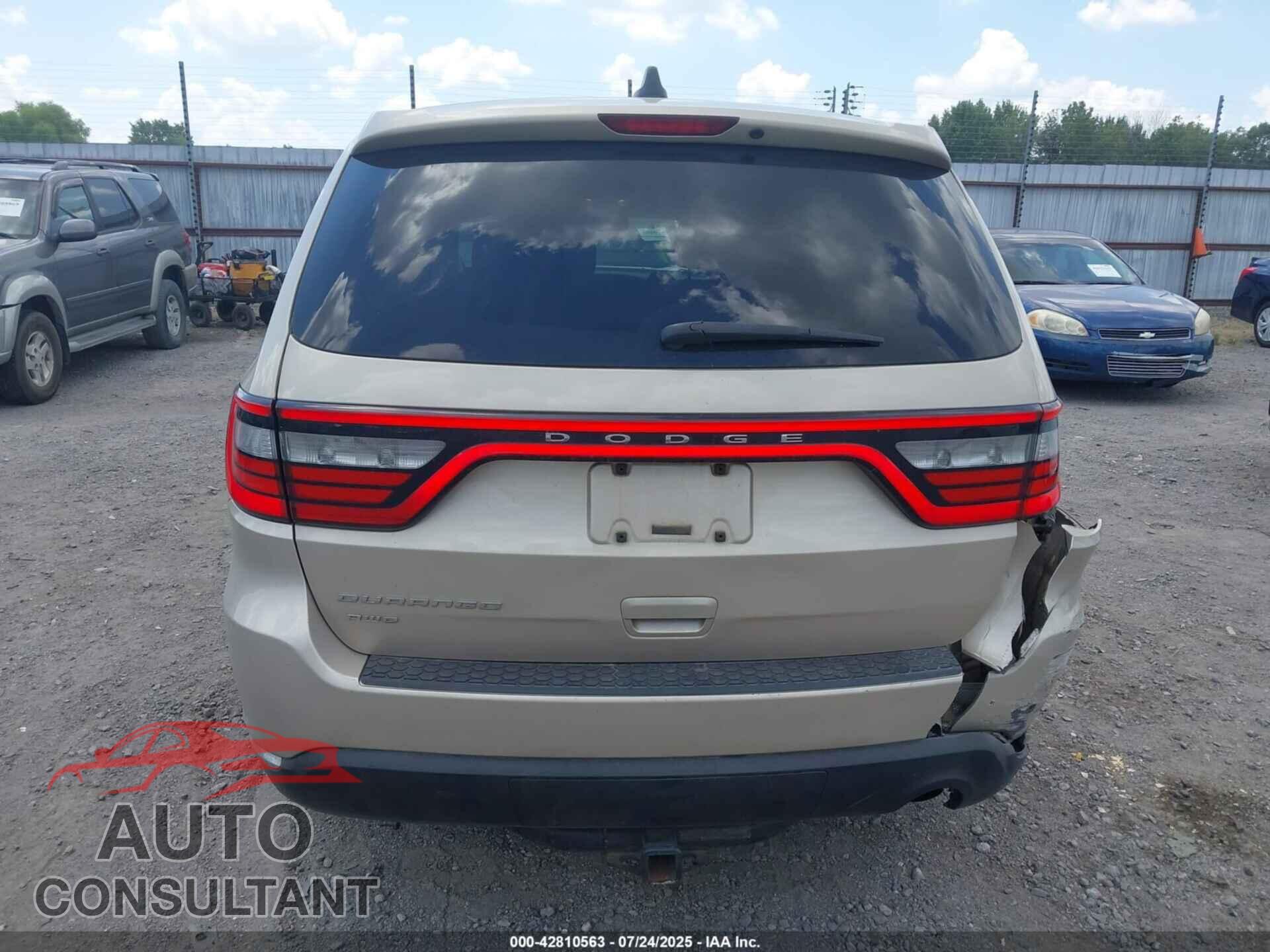 DODGE DURANGO 2015 - 1C4RDJAGXFC127942