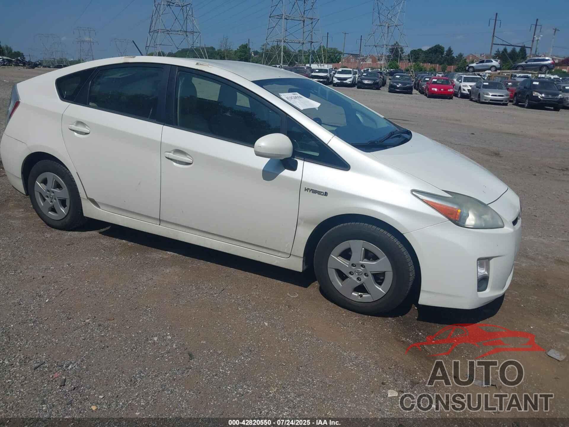 TOYOTA PRIUS 2011 - JTDKN3DU7B0282438