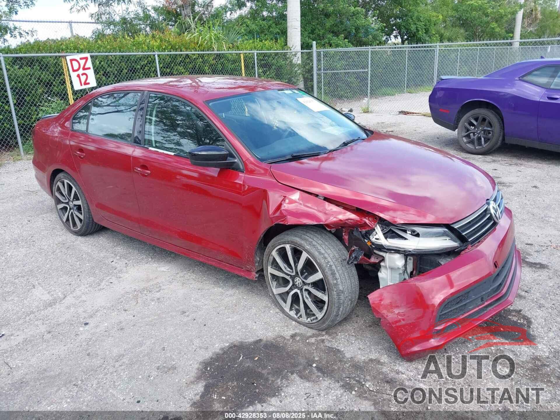 VOLKSWAGEN JETTA 2017 - 3VW2B7AJ3HM377124