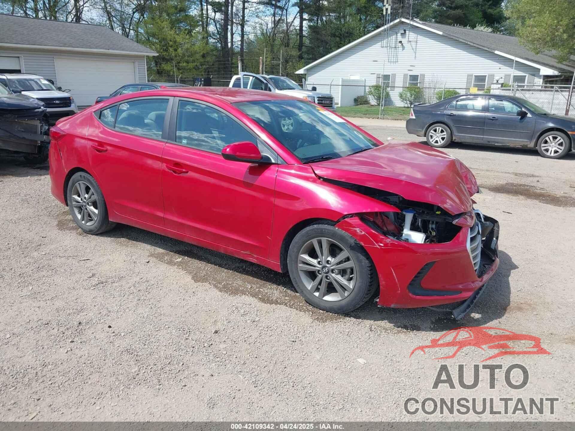 HYUNDAI ELANTRA 2018 - 5NPD84LF2JH331202