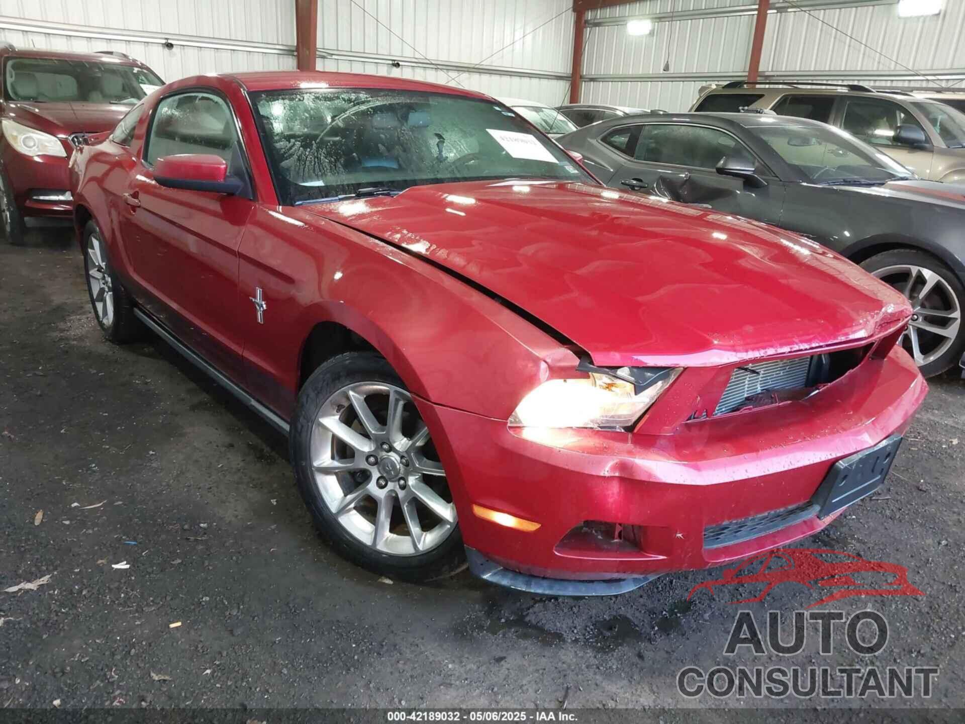 FORD MUSTANG 2010 - 1ZVBP8AN8A5129893