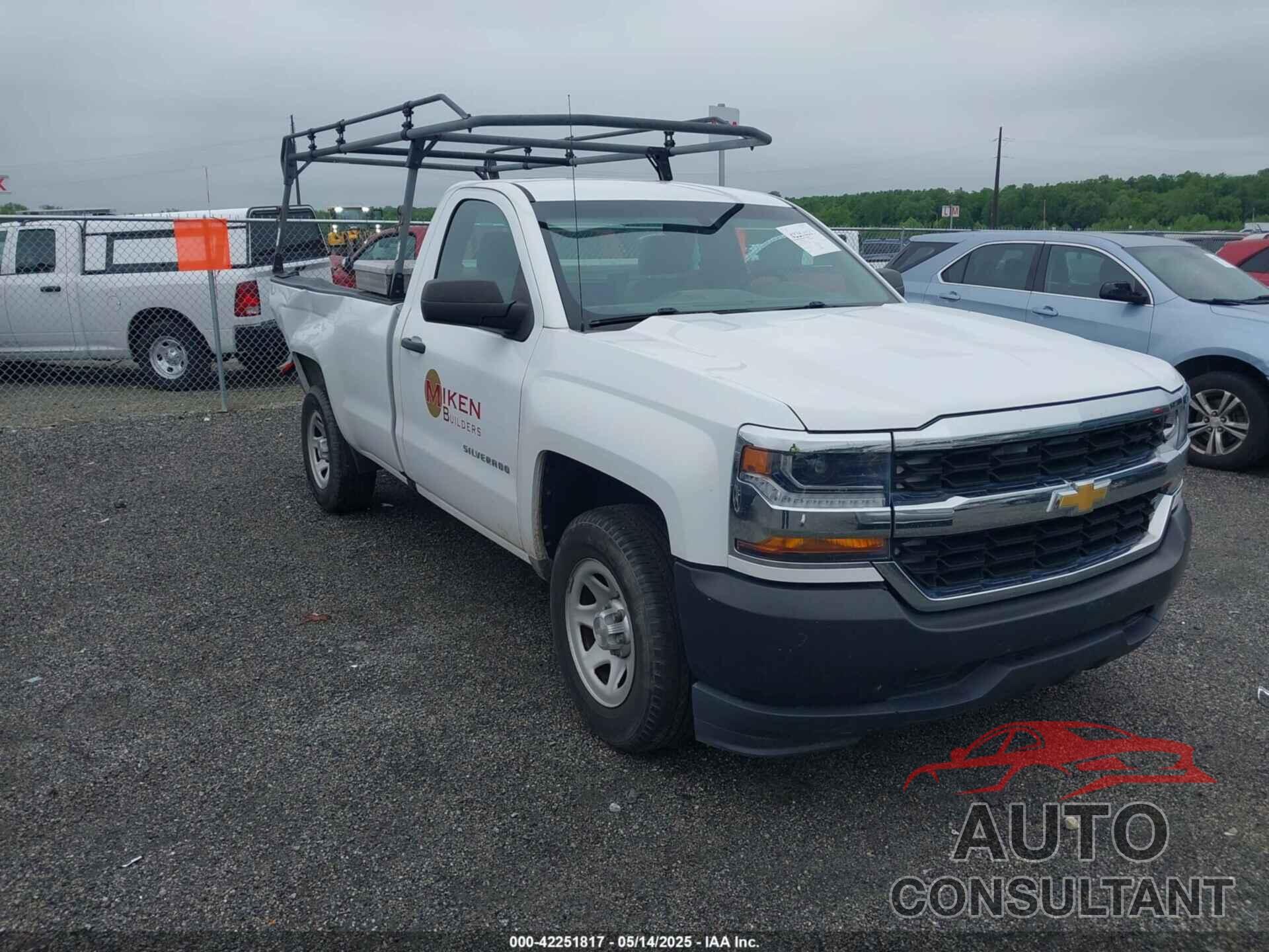 CHEVROLET SILVERADO 1500 2016 - 1GCNCNEH1GZ294667
