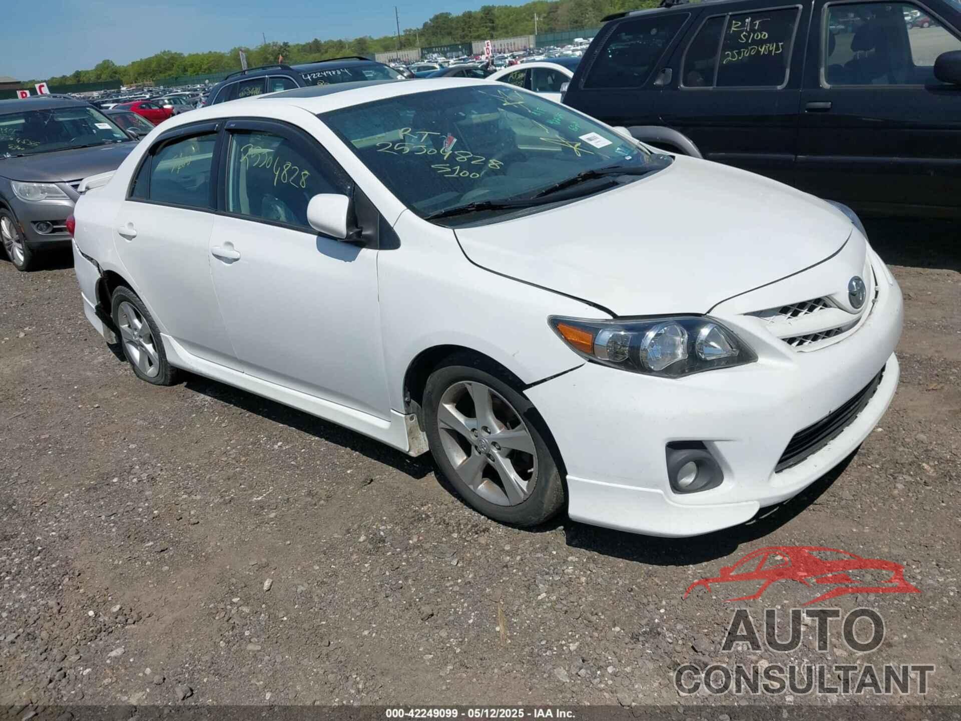 TOYOTA COROLLA 2012 - 2T1BU4EE6CC815287