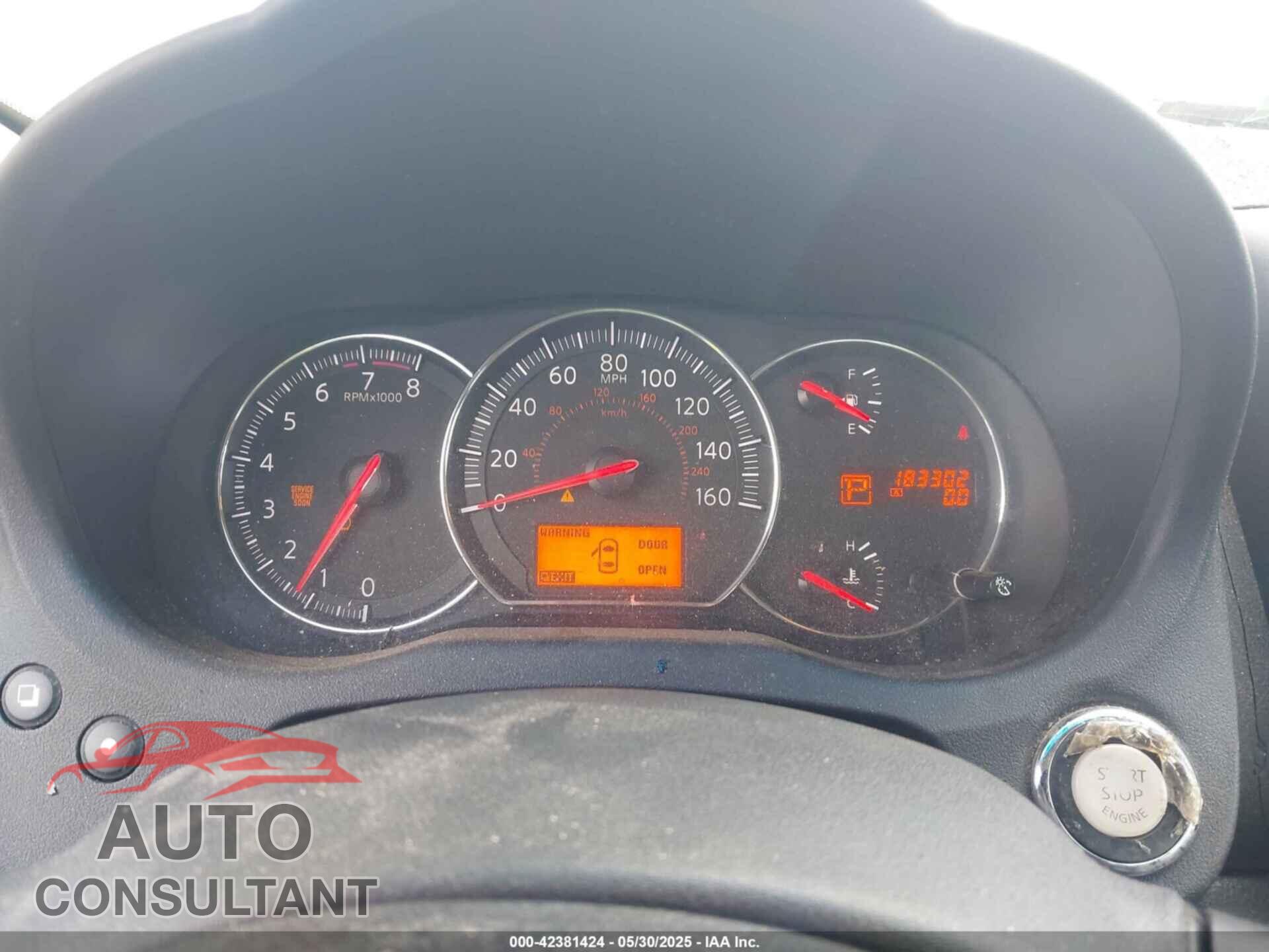 NISSAN MAXIMA 2011 - 1N4AA5AP1BC854416