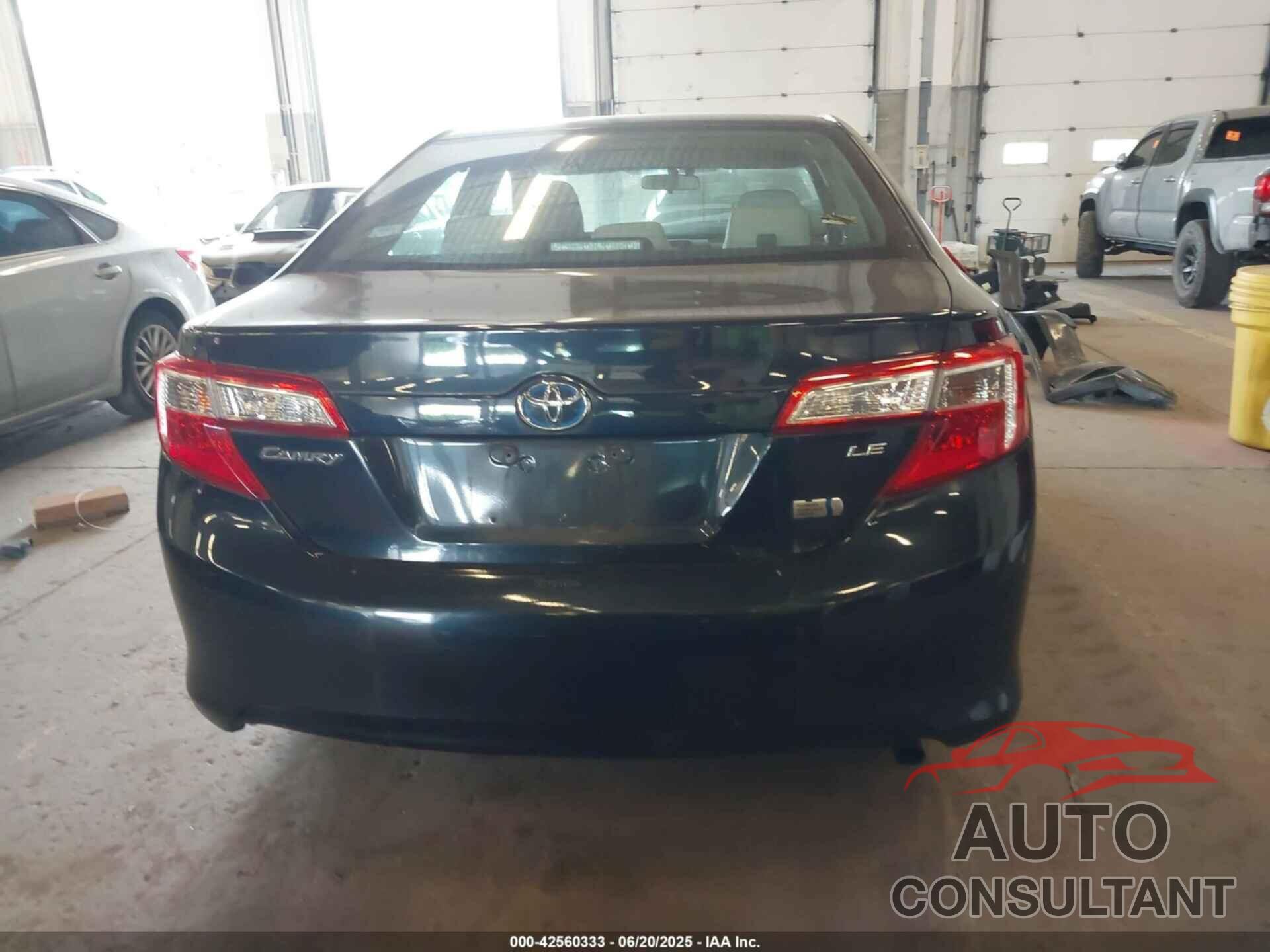 TOYOTA CAMRY HYBRID 2013 - 4T1BD1FK4DU078724