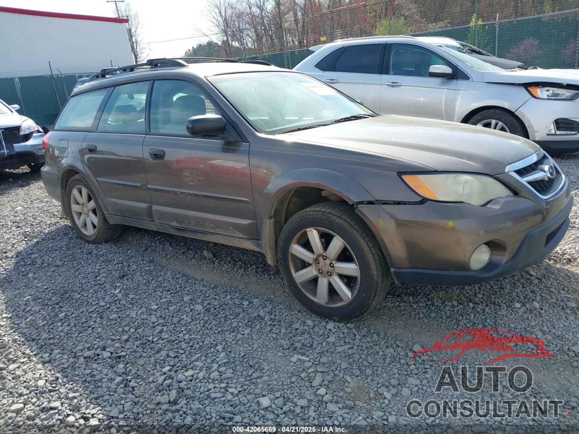 SUBARU OUTBACK 2009 - 4S4BP61C897345583