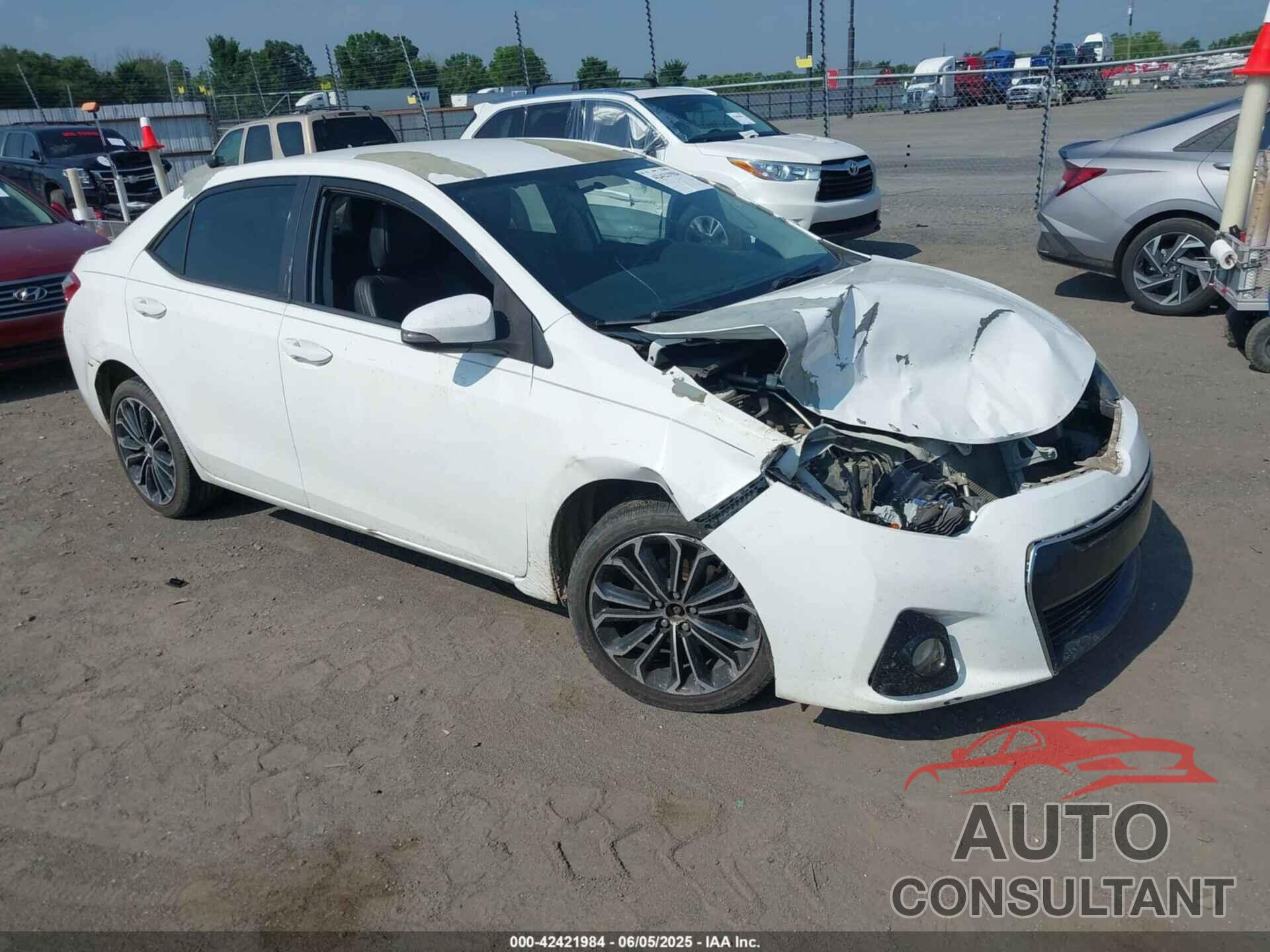 TOYOTA COROLLA 2014 - 5YFBURHE2EP014688