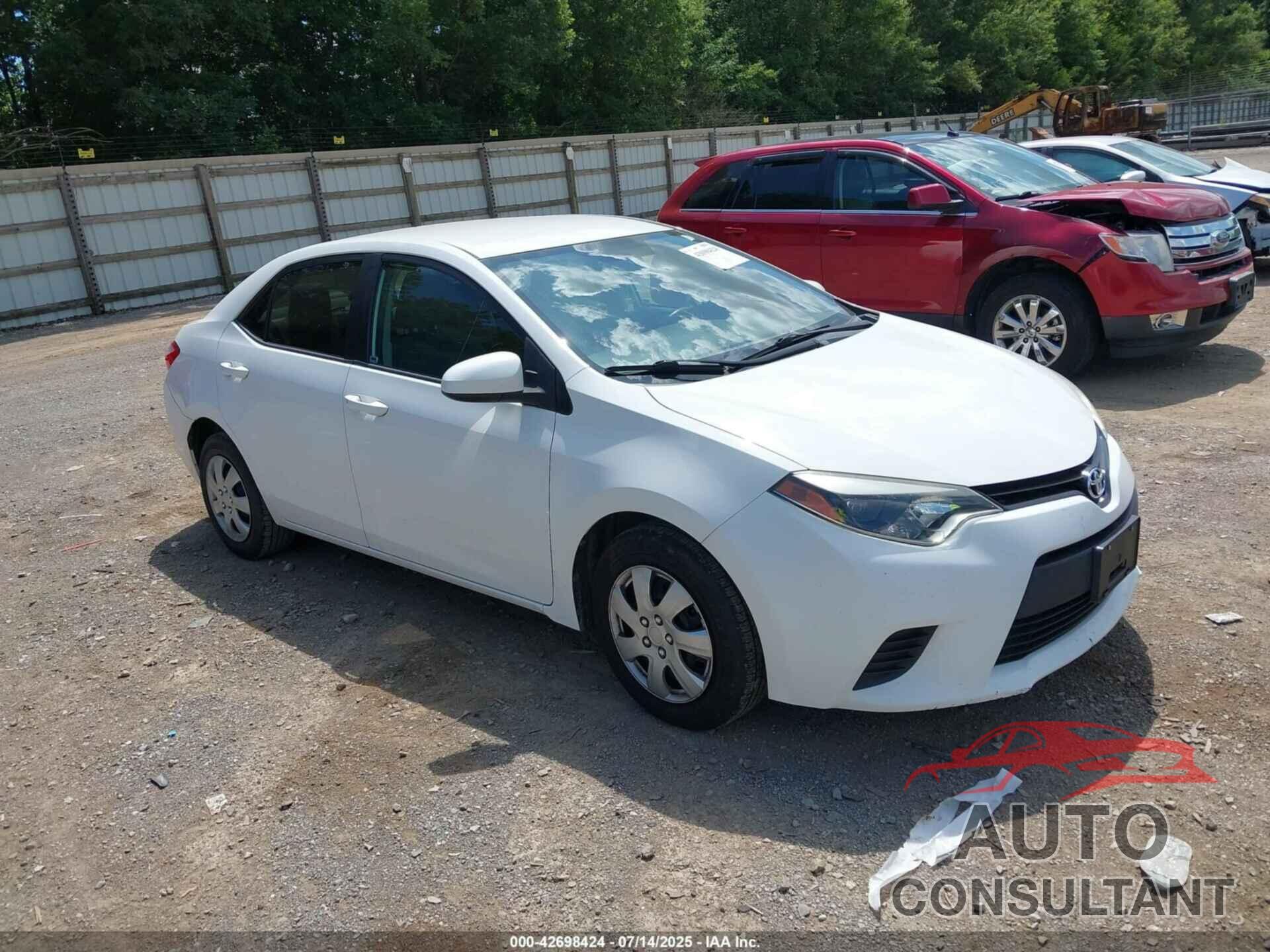 TOYOTA COROLLA 2016 - 2T1BURHE1GC507880