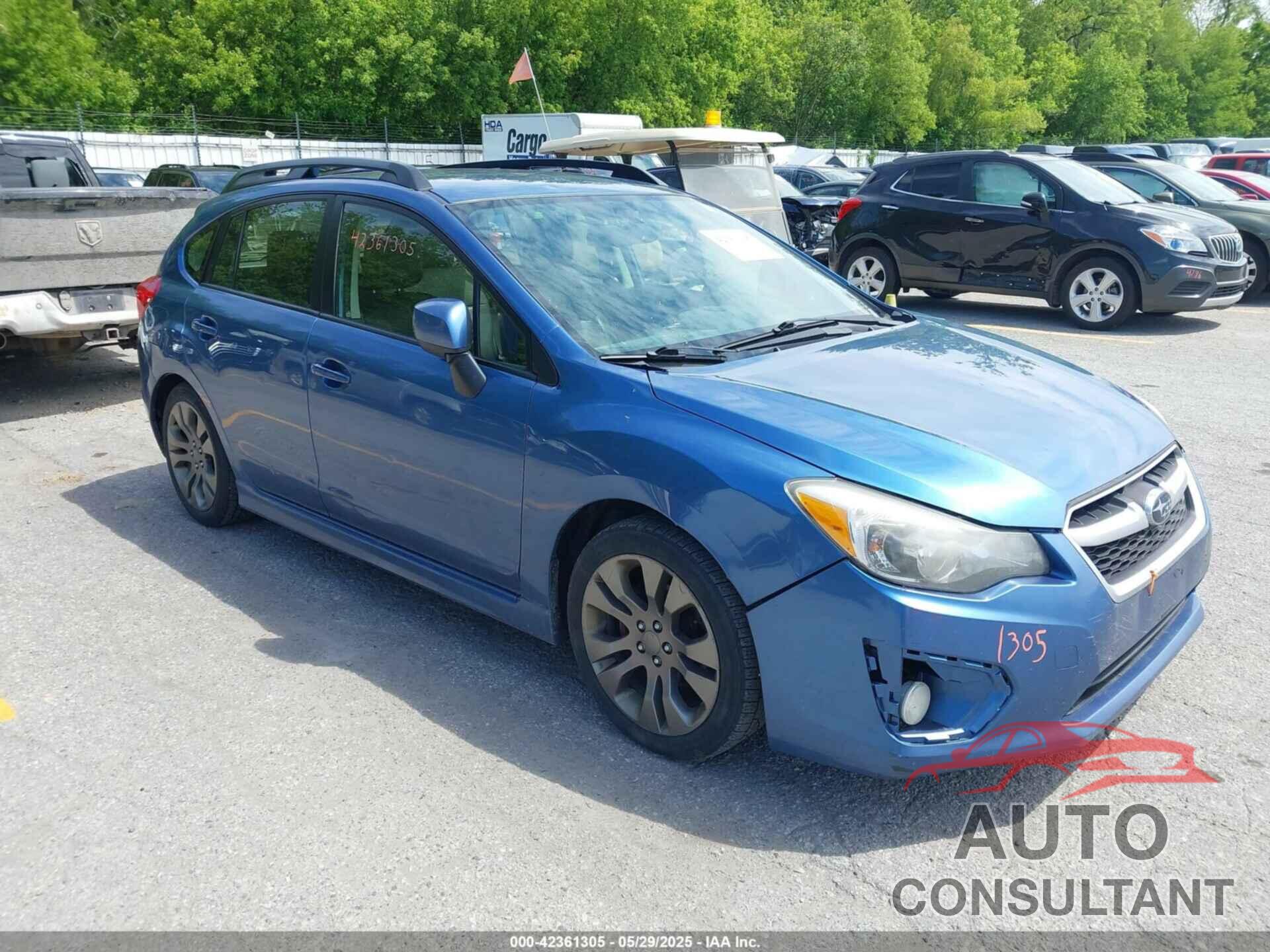 SUBARU IMPREZA 2014 - JF1GPAR6XEH277762