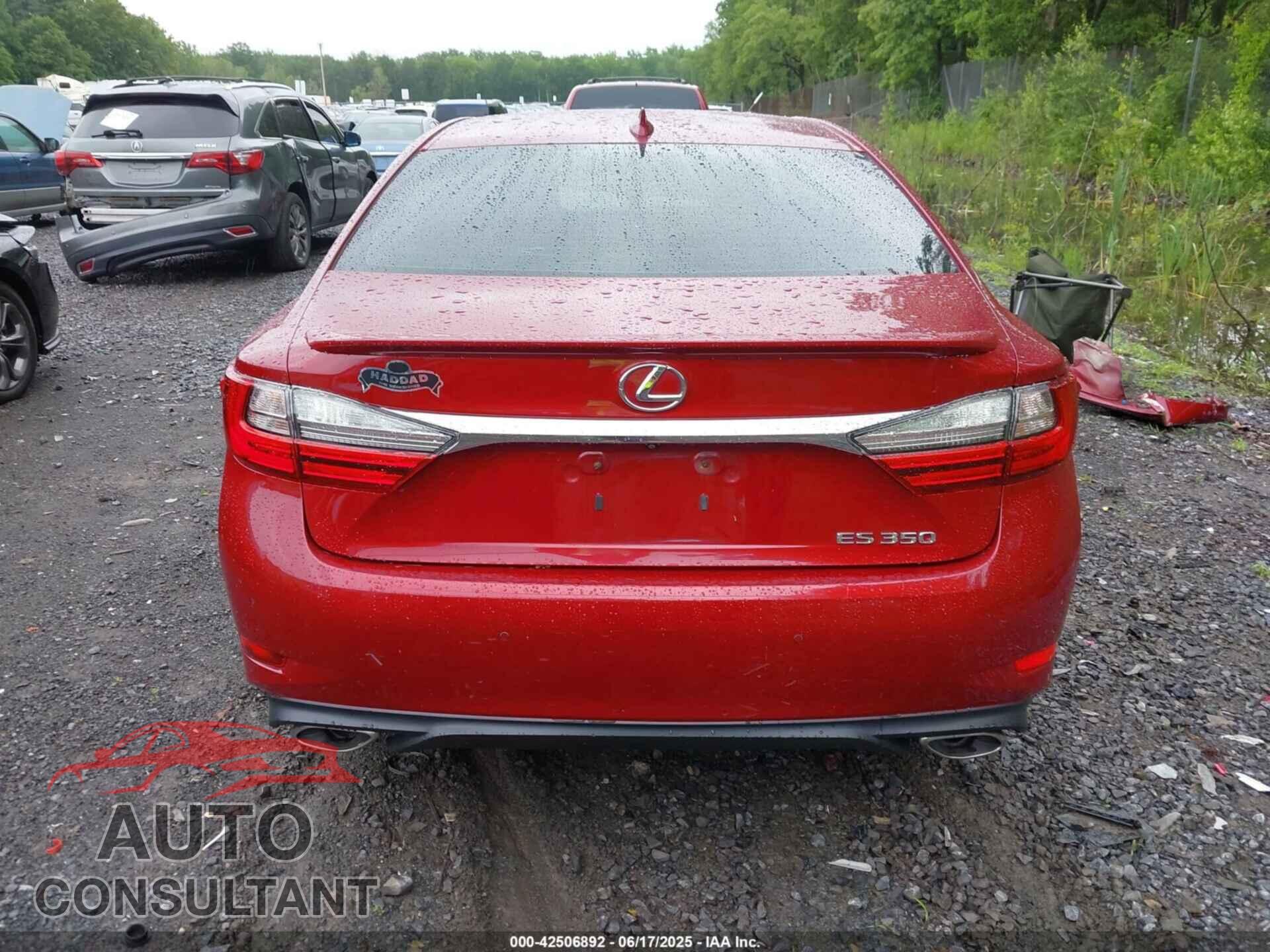LEXUS ES 350 2017 - 58ABK1GG3HU036043