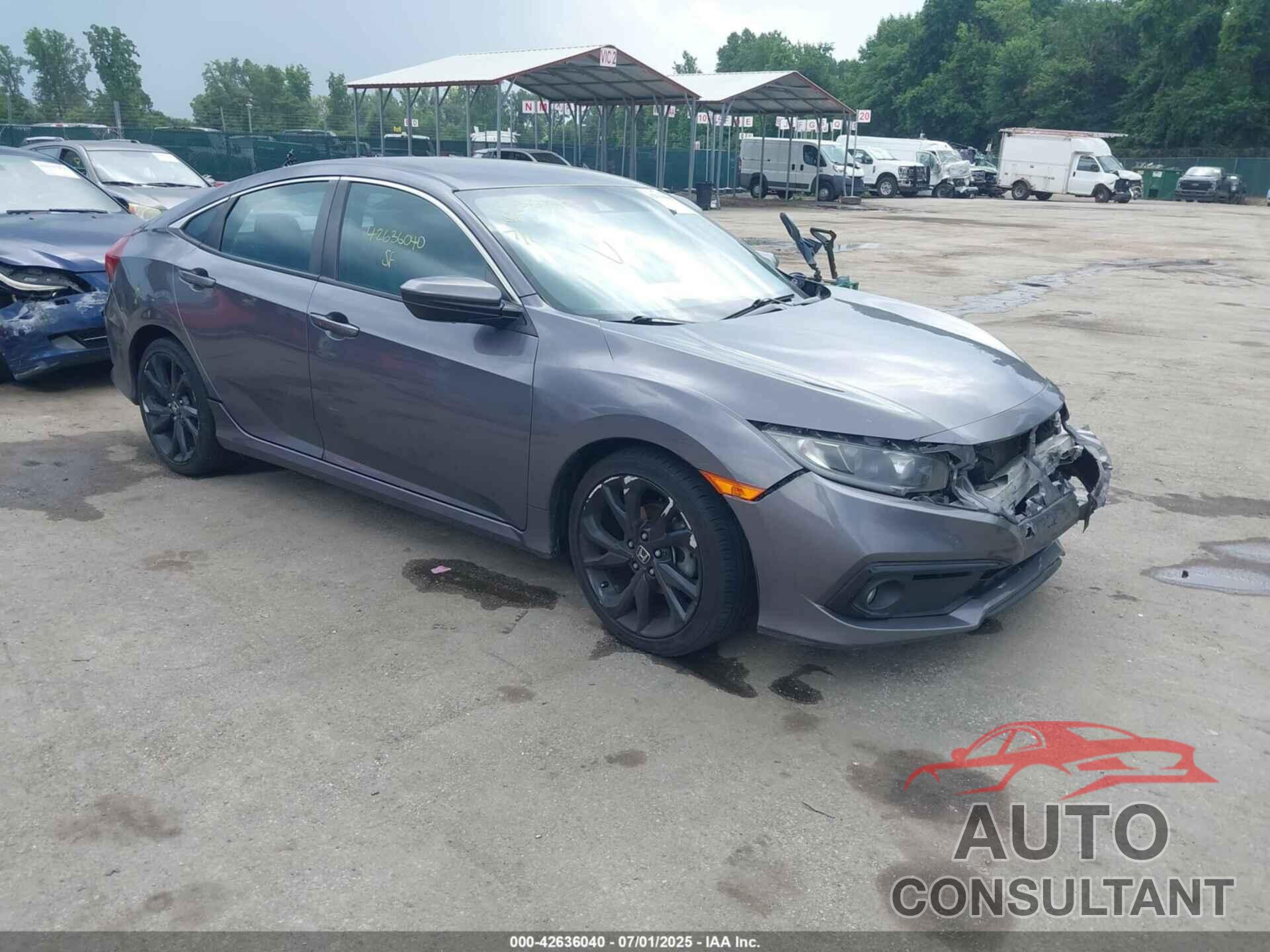 HONDA CIVIC 2021 - 19XFC2F89ME001901