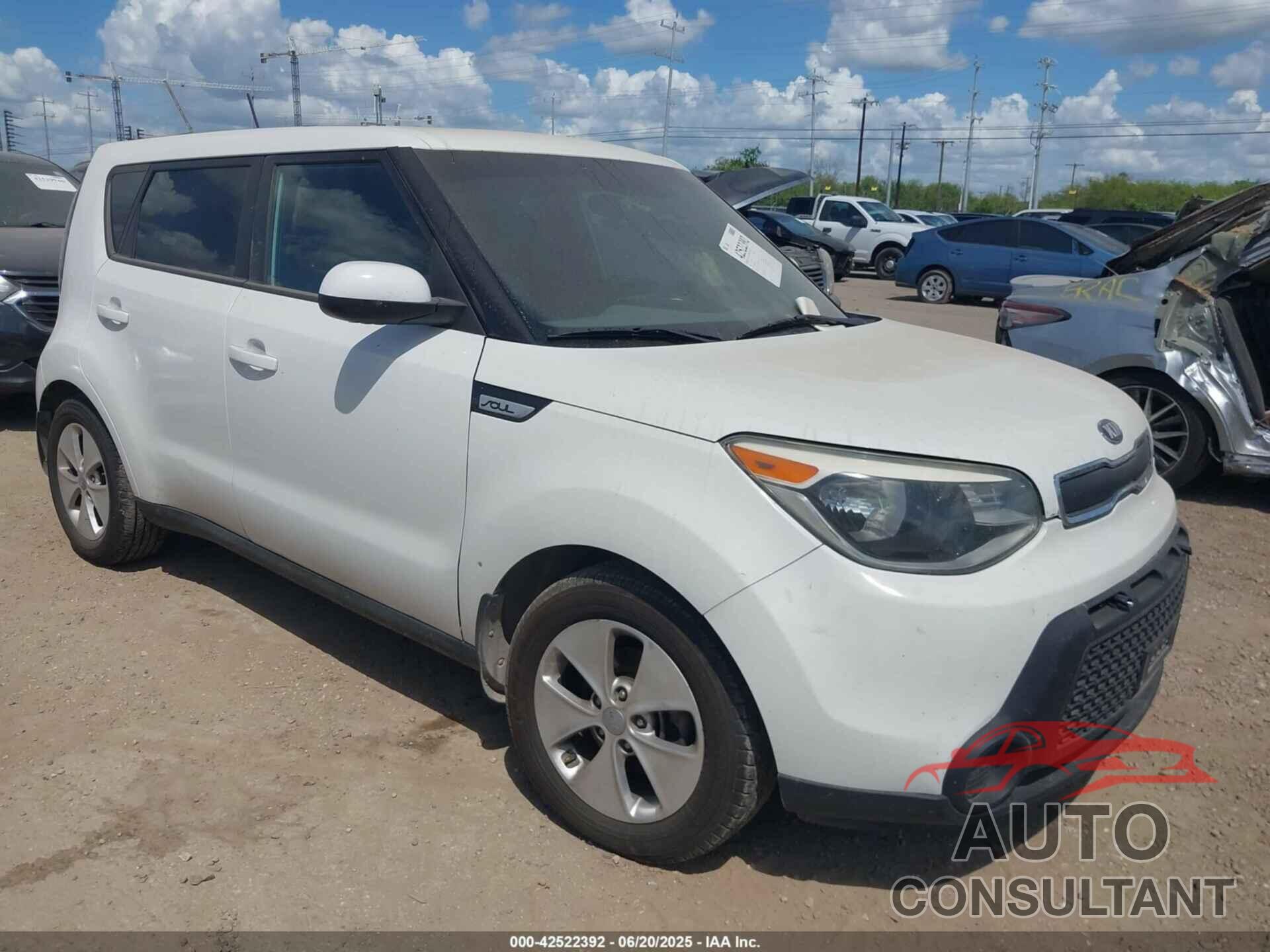 KIA SOUL 2016 - KNDJN2A21G7296276
