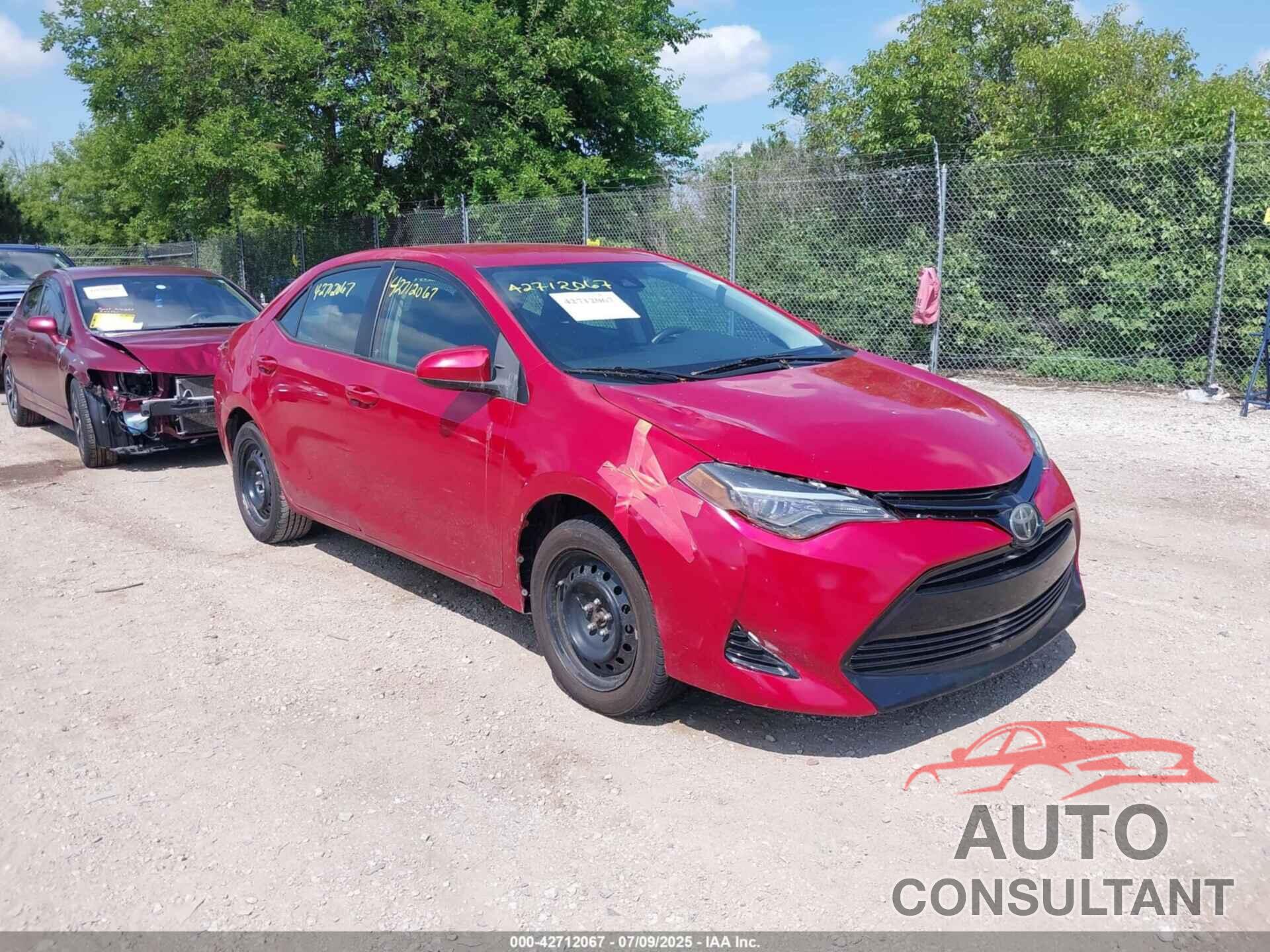 TOYOTA COROLLA 2017 - 5YFBURHE3HP685016