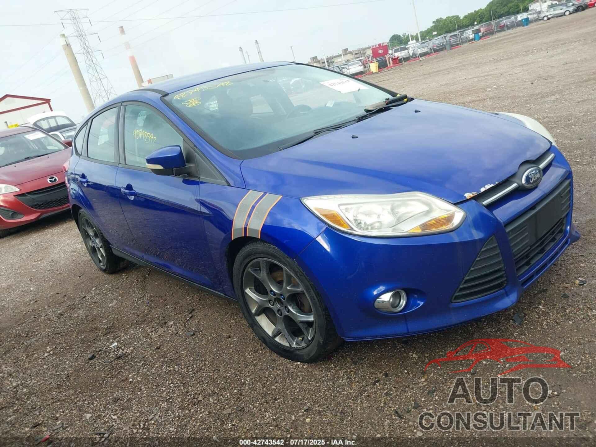 FORD FOCUS 2013 - 1FADP3K23DL168660