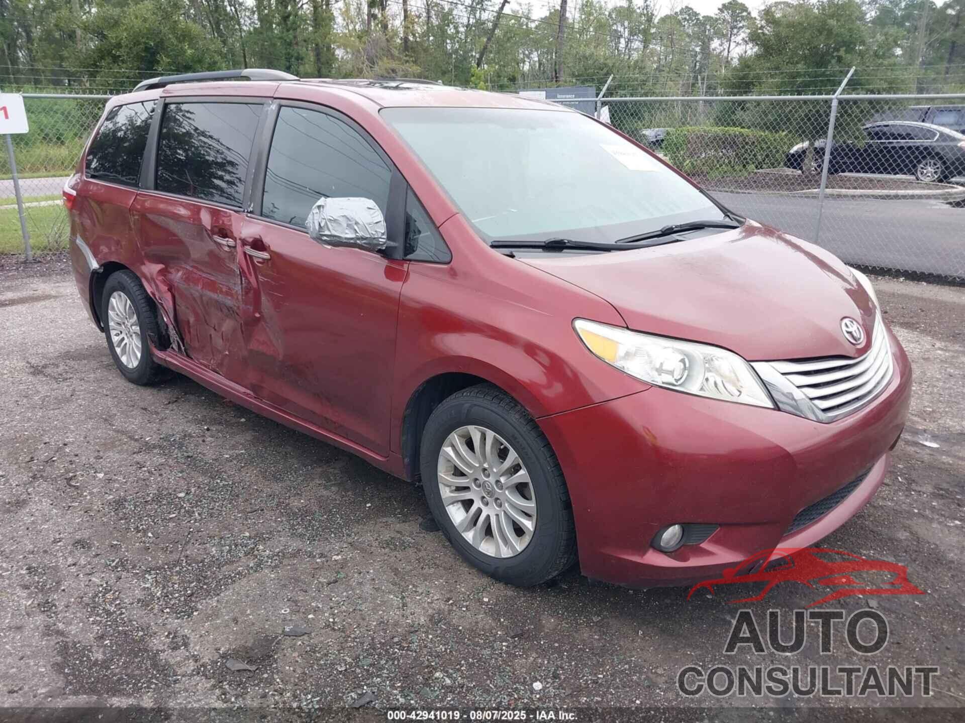 TOYOTA SIENNA 2016 - 5TDYK3DCXGS747888