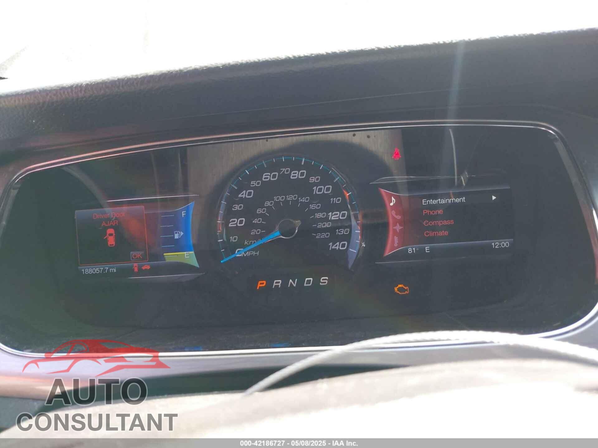 FORD TAURUS 2013 - 1FAHP2E86DG222926