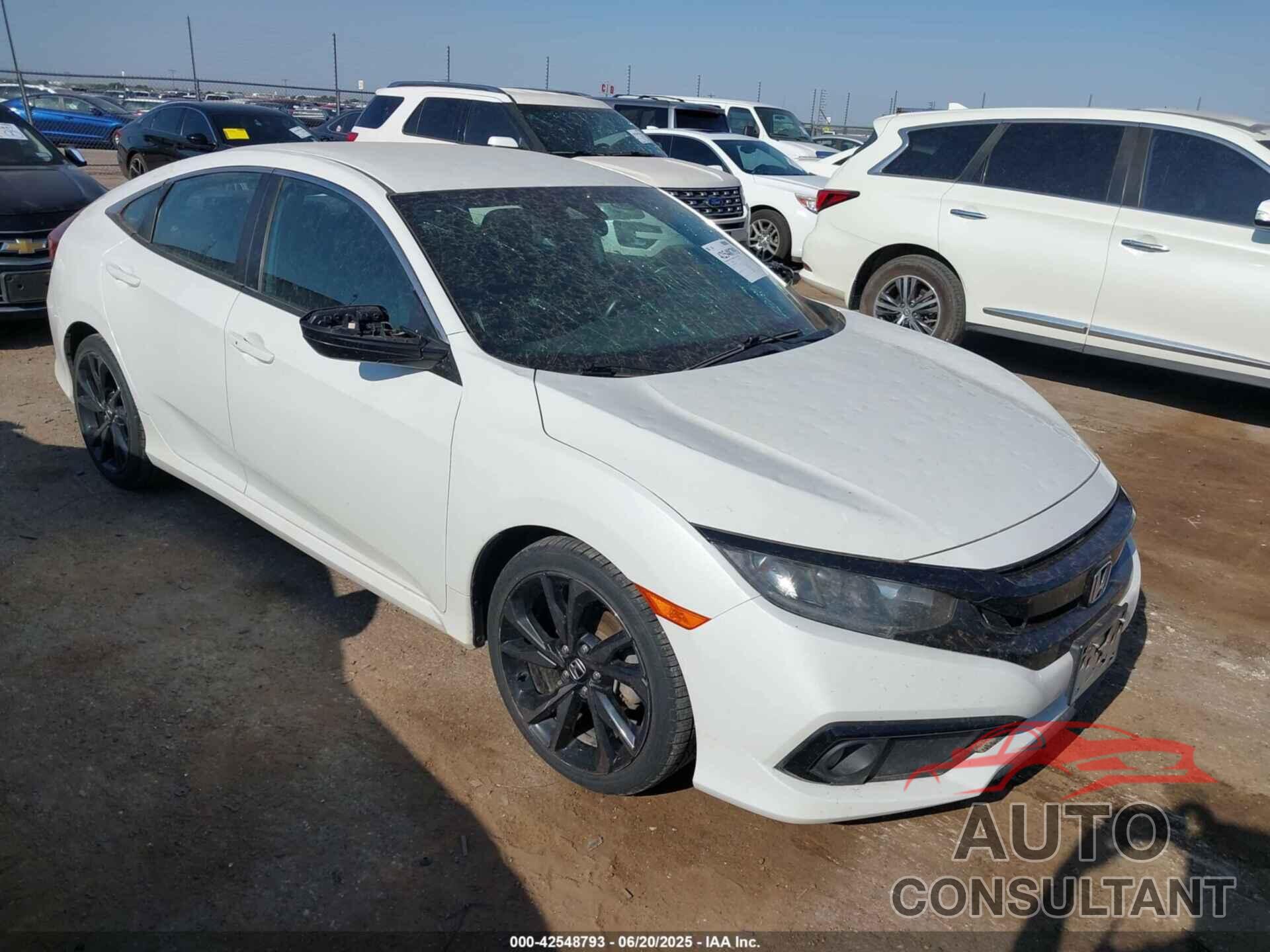 HONDA CIVIC 2020 - 19XFC2F88LE023645