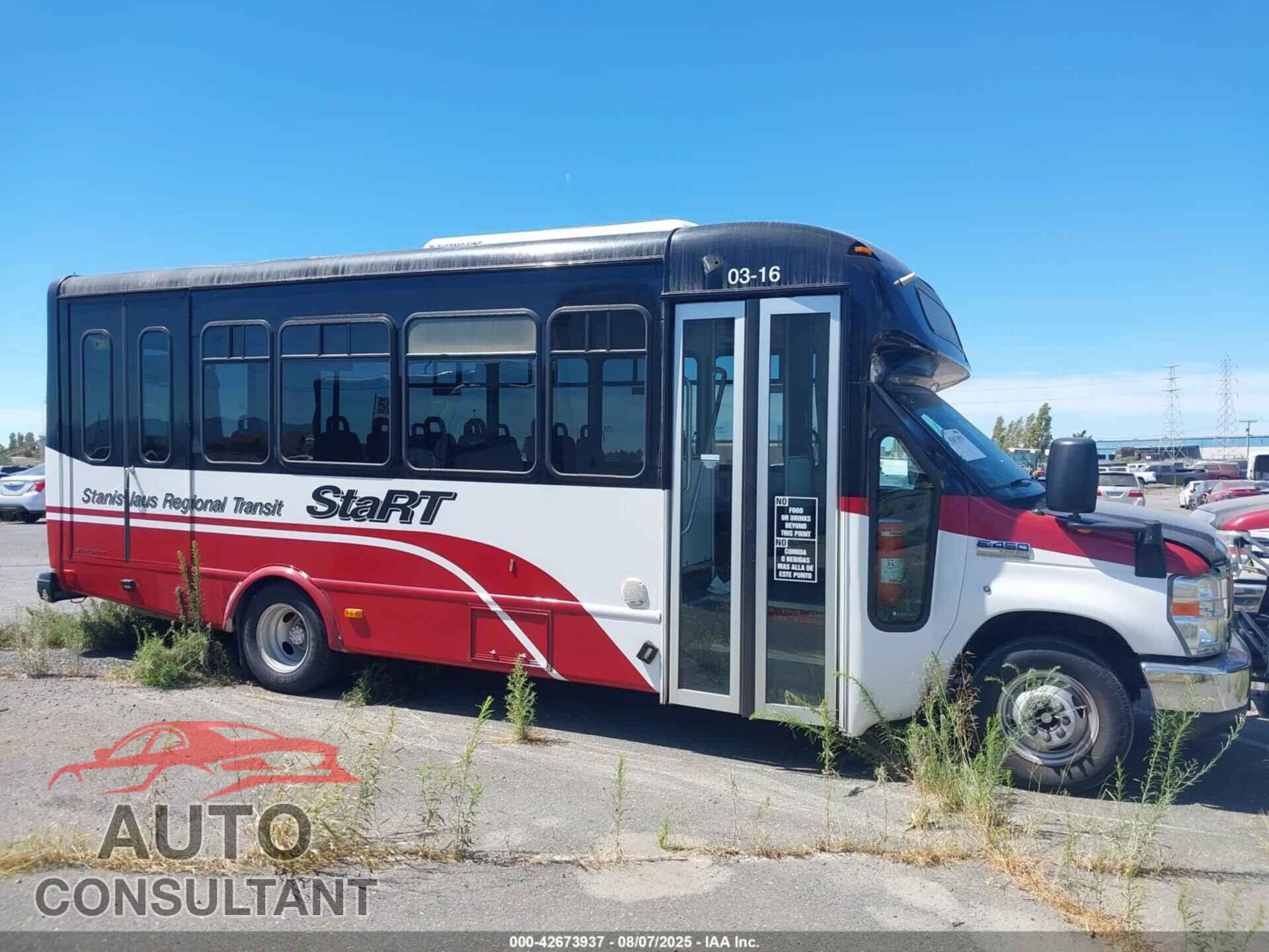 FORD E-450 CUTAWAY 2016 - 1FDFE4FS3GDC03944