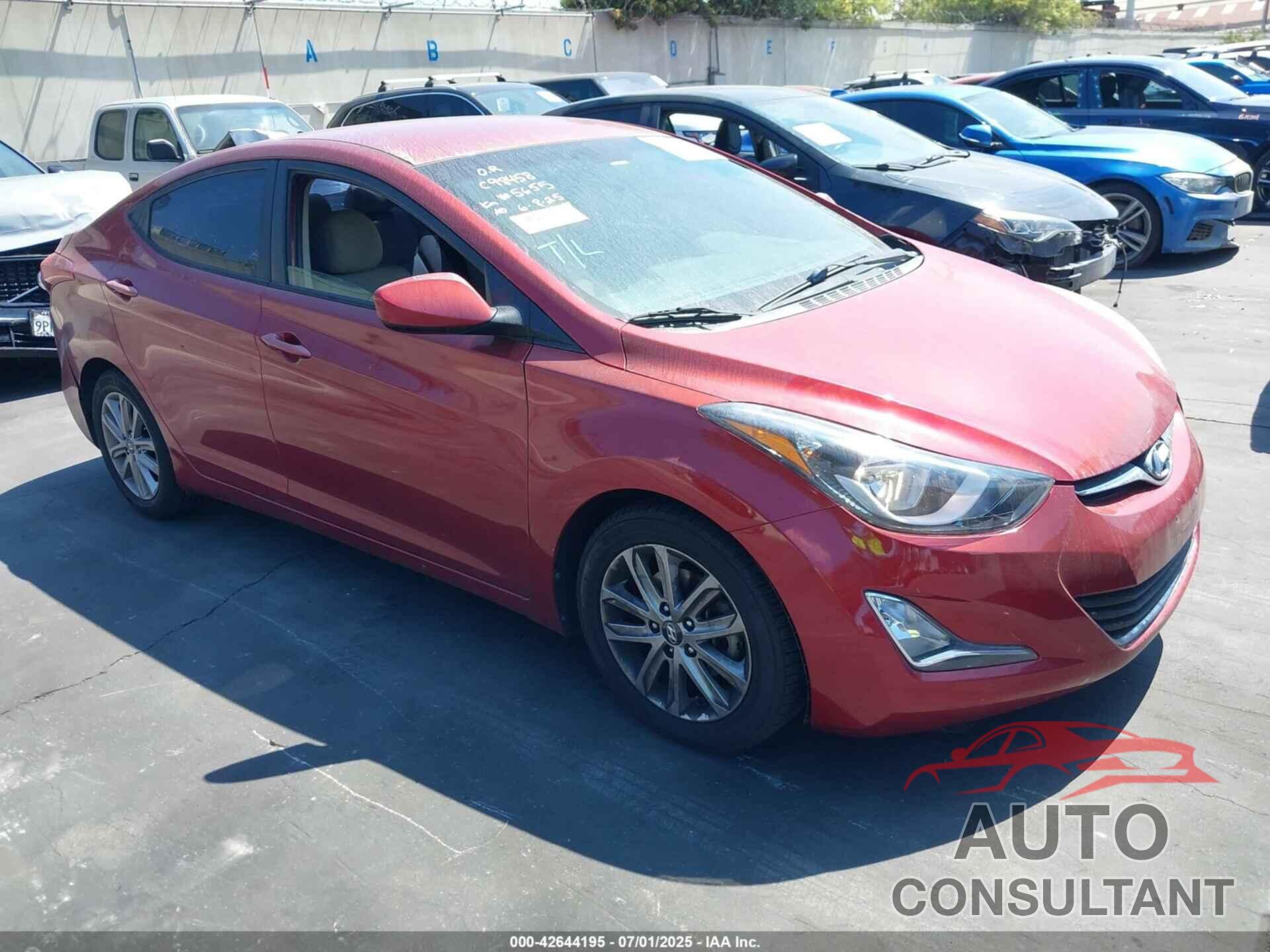 HYUNDAI ELANTRA 2014 - 5NPDH4AE2EH545655