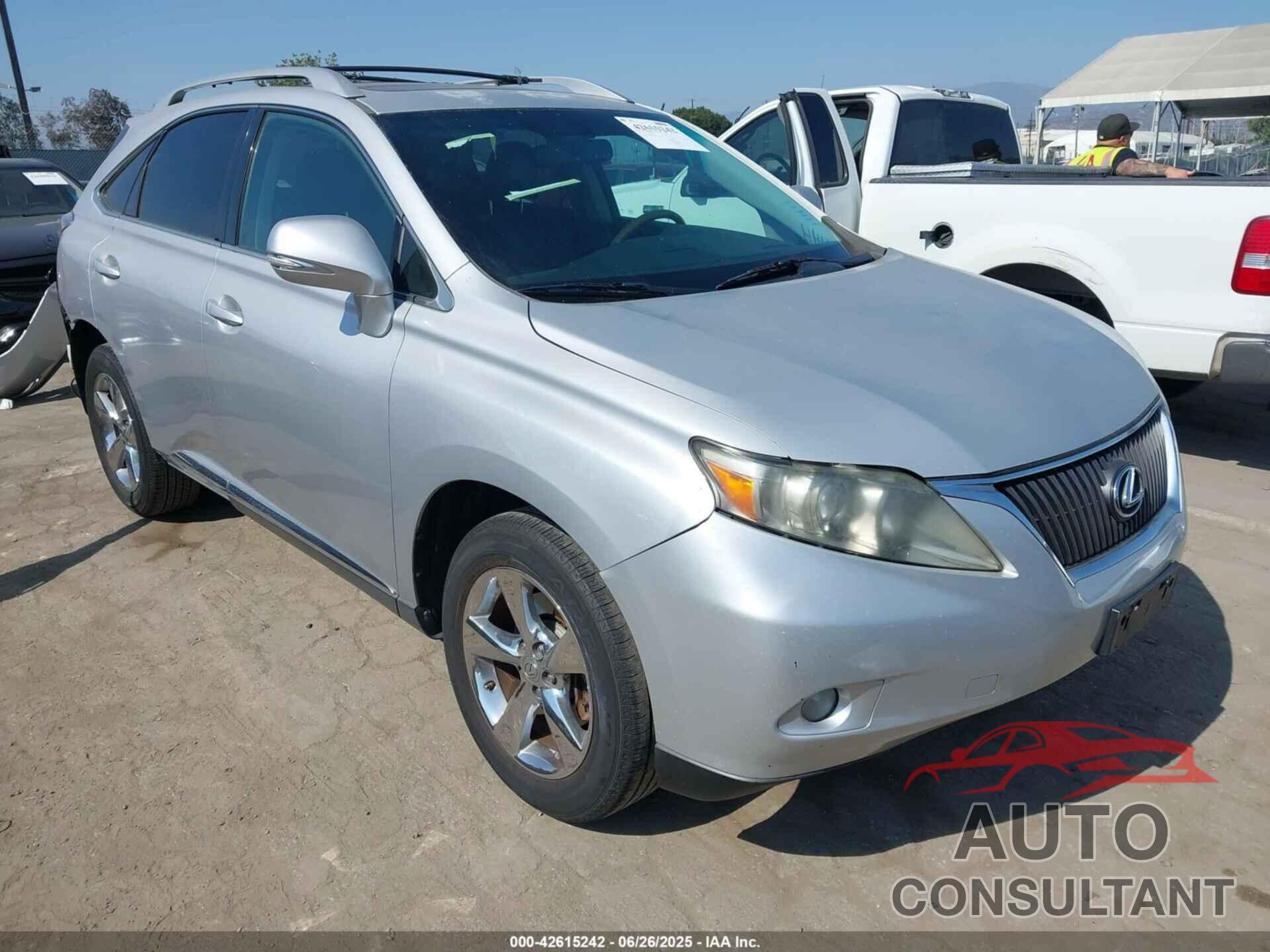 LEXUS RX 350 2010 - 2T2ZK1BA5AC031616